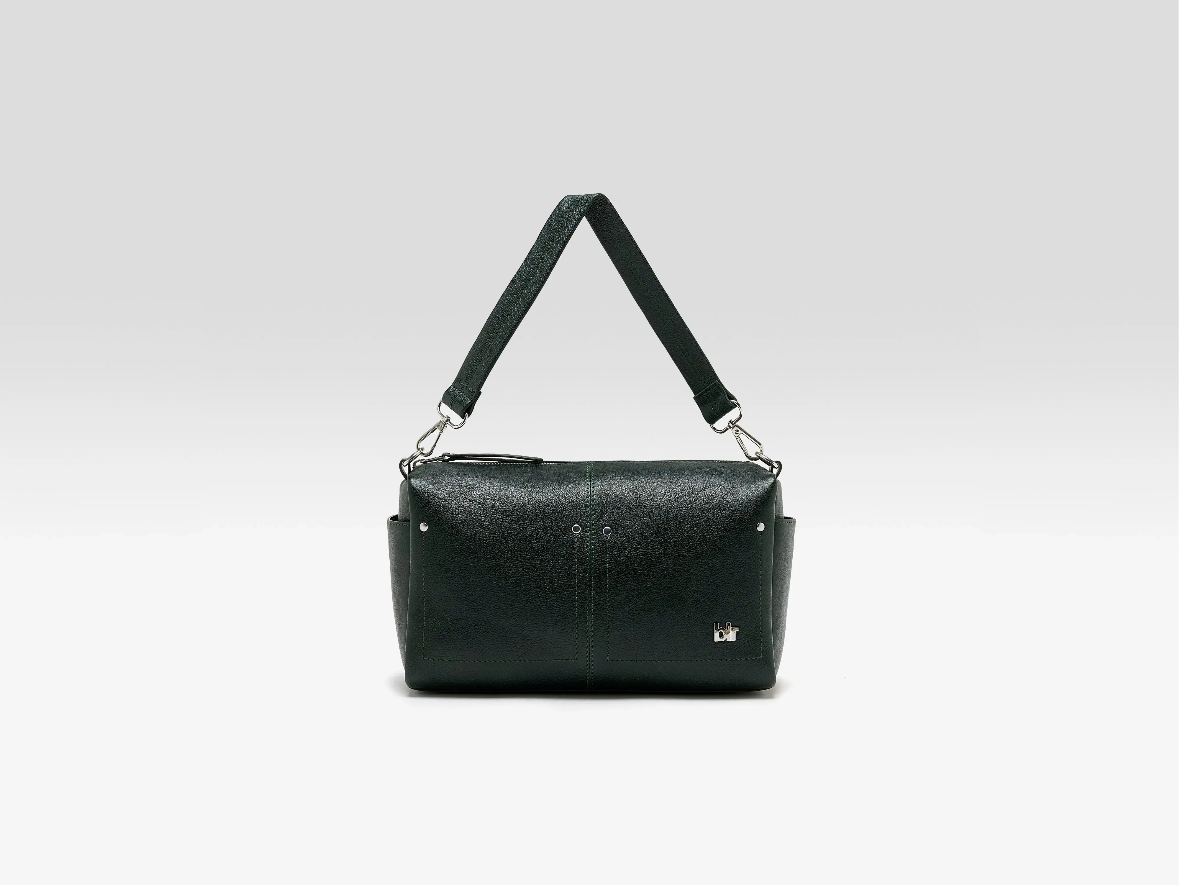 Duol leather handbag (261 / W / BOTTLE) sold by Bellerose