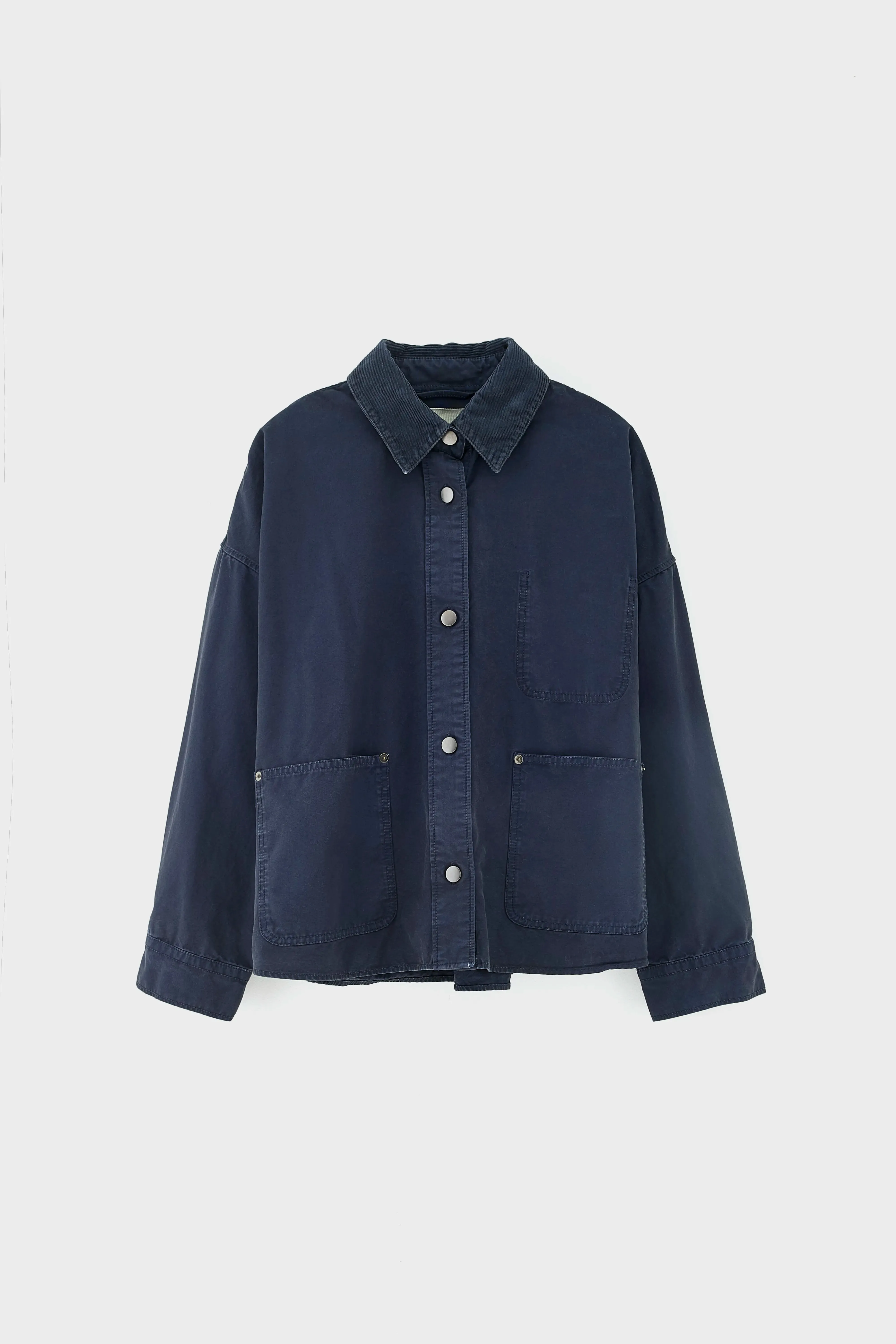 Wandy relaxed overshirt (261 / W / NAVY) sold by Bellerose product image thumbnail 2