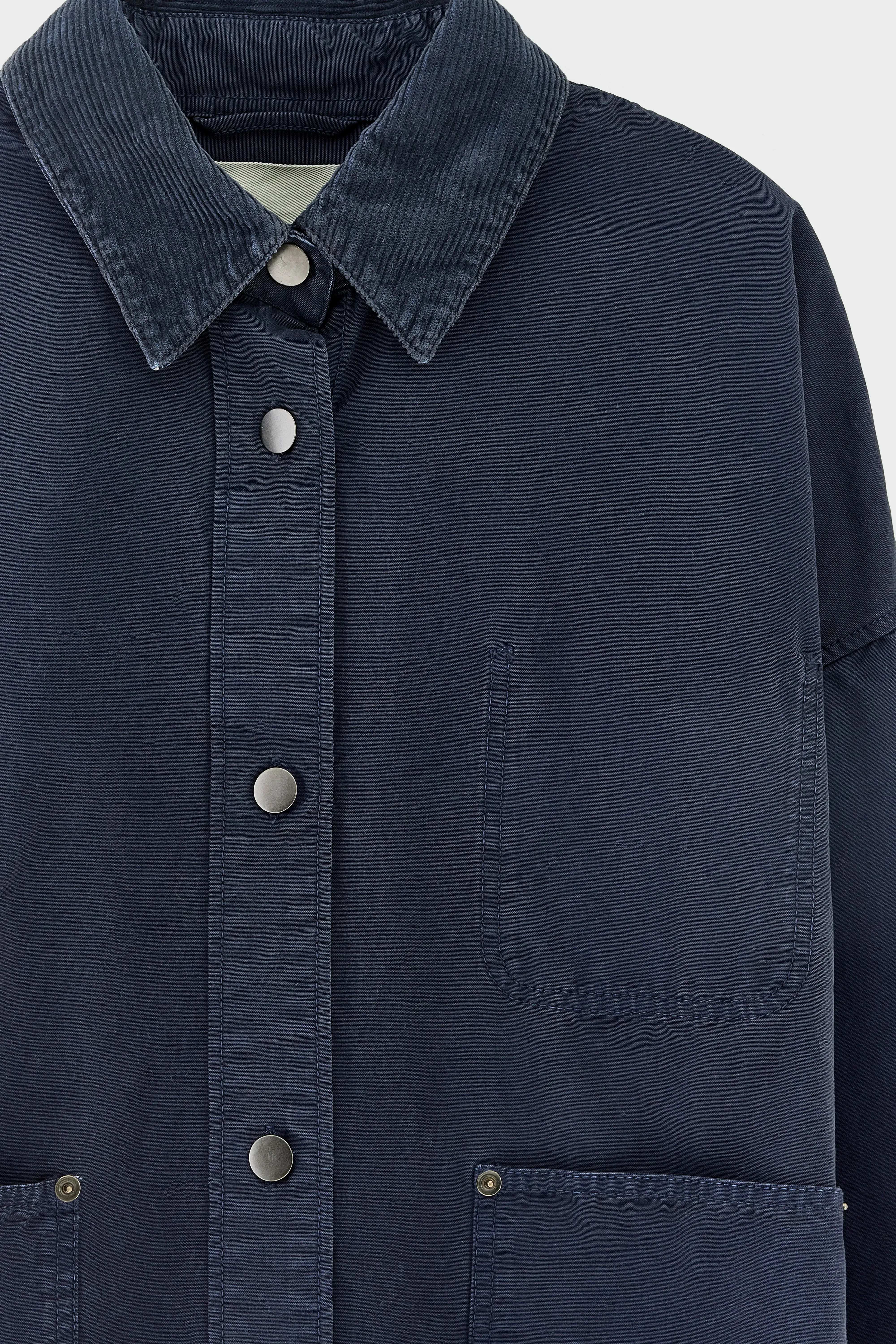 Wandy relaxed overshirt (261 / W / NAVY) sold by Bellerose product image thumbnail 3
