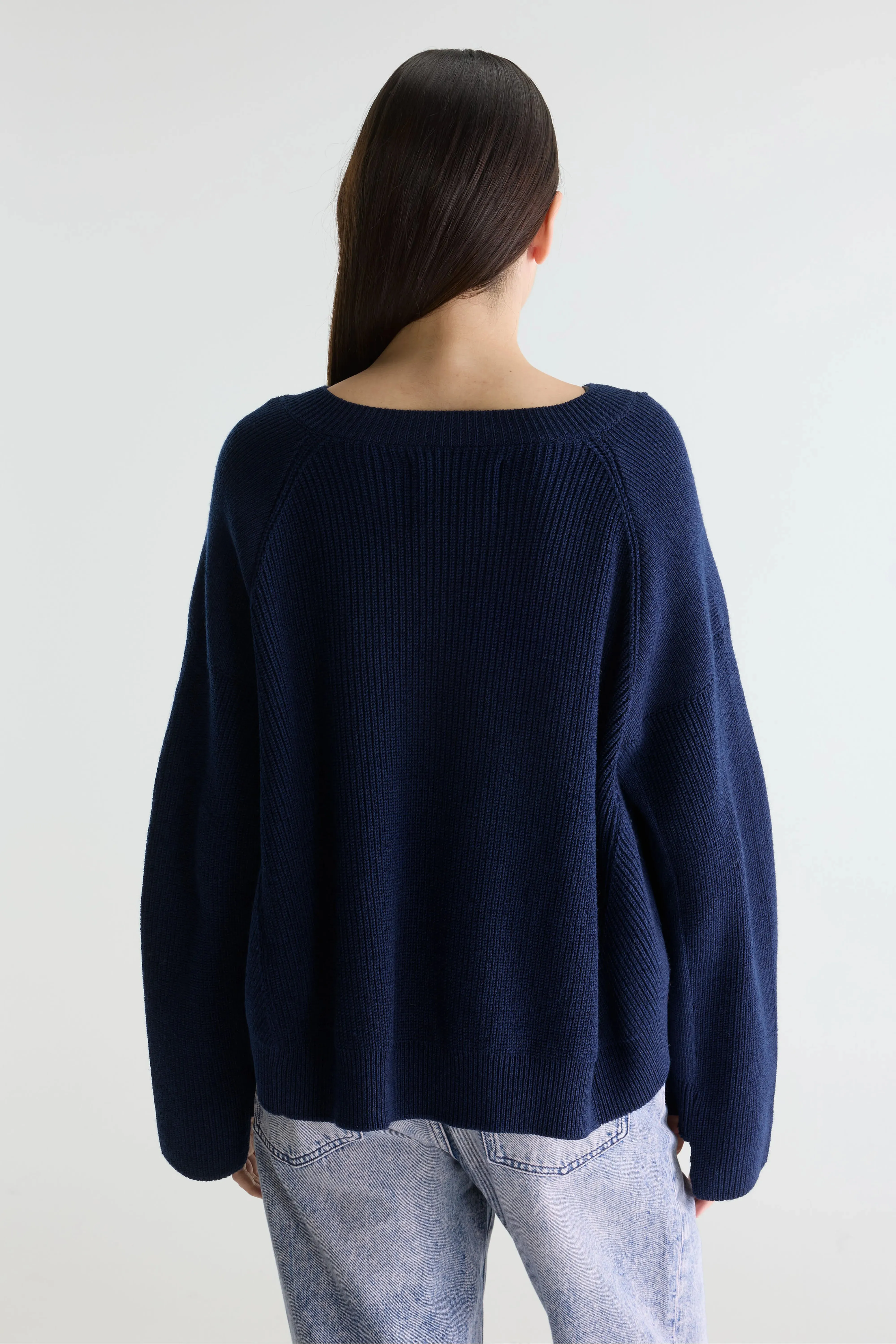 Aoth cropped sweater (261 / W / NAVY) sold by Bellerose product image thumbnail 4