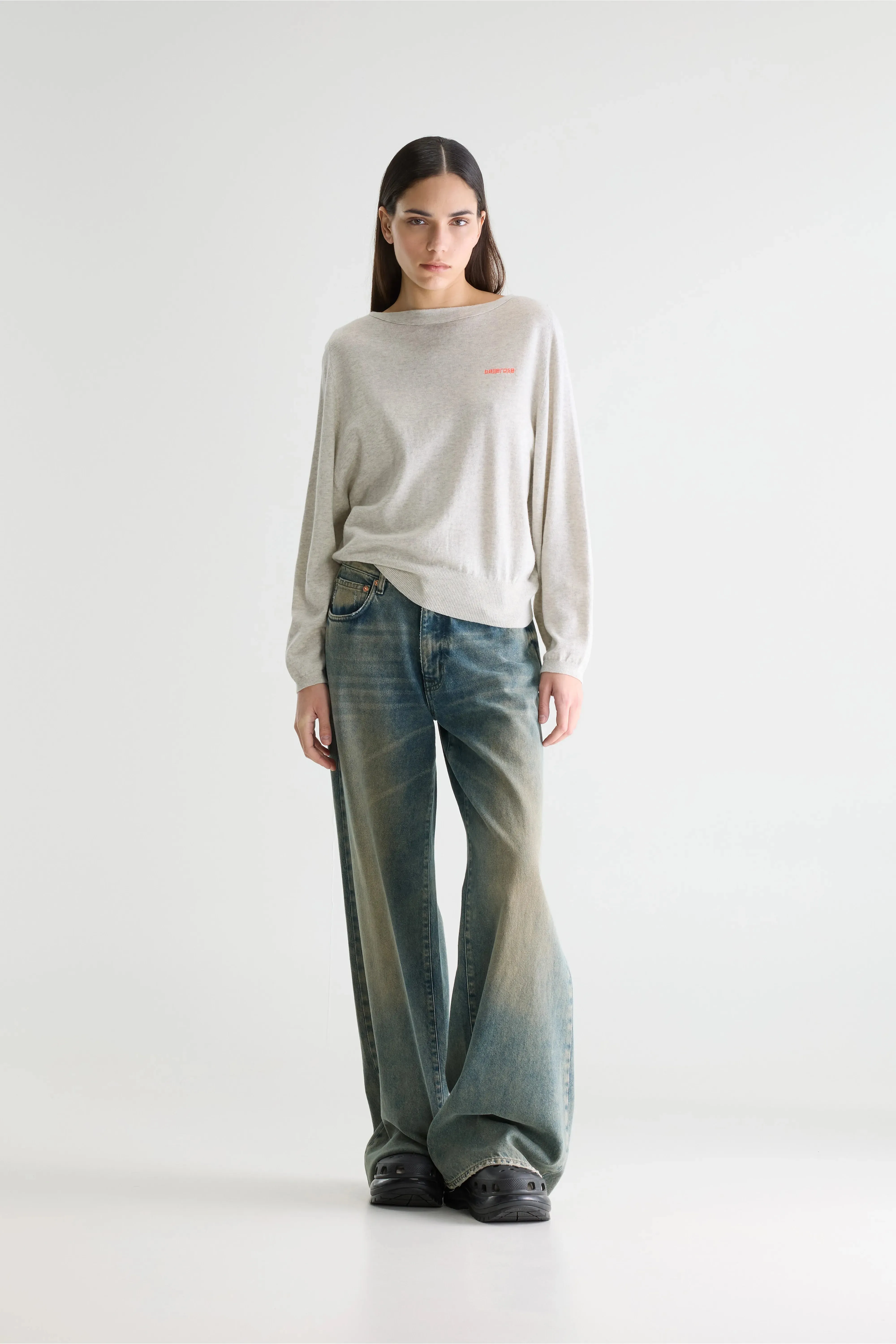 Geros relaxed sweater (261 / W / OYSTER) sold by Bellerose product image thumbnail 3