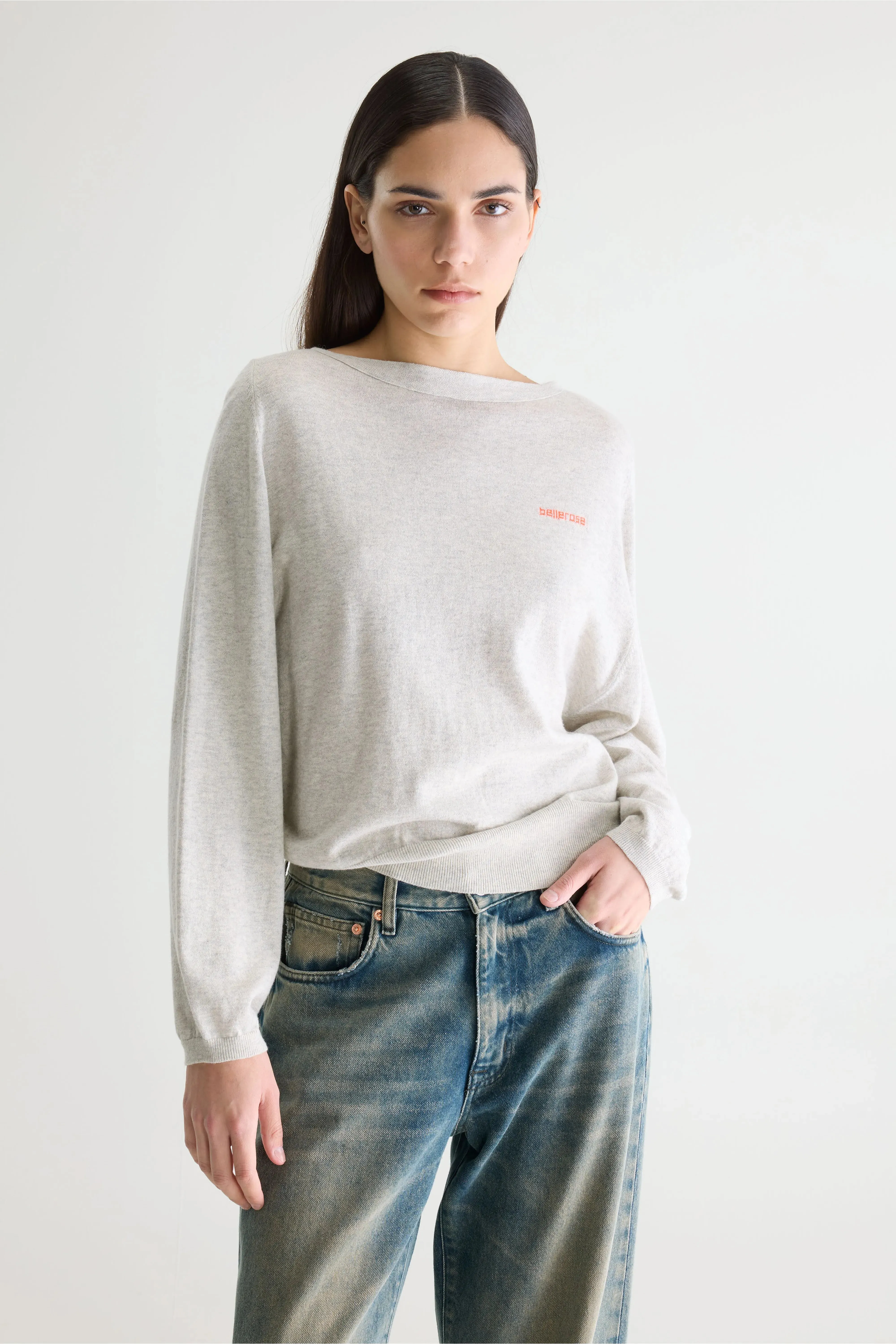 Geros relaxed sweater (261 / W / OYSTER) sold by Bellerose product image thumbnail 2
