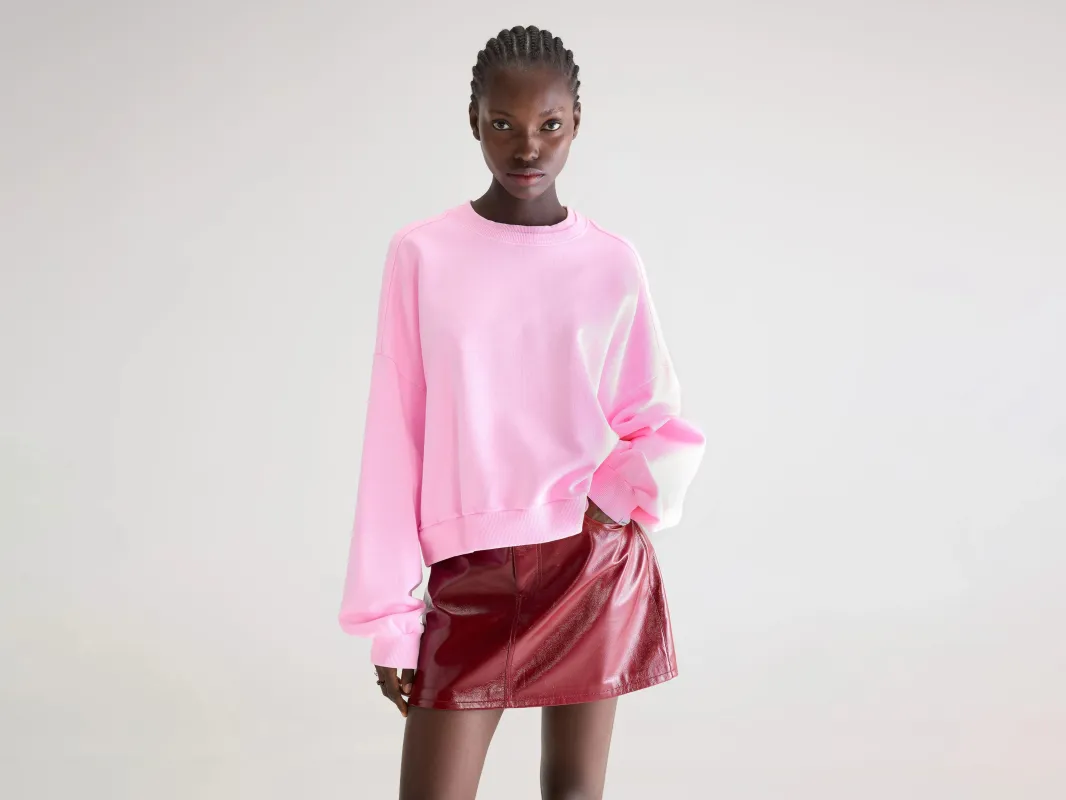 Ferna crewneck sweatshirt (261 / W / FLUO PINK) sold by Bellerose