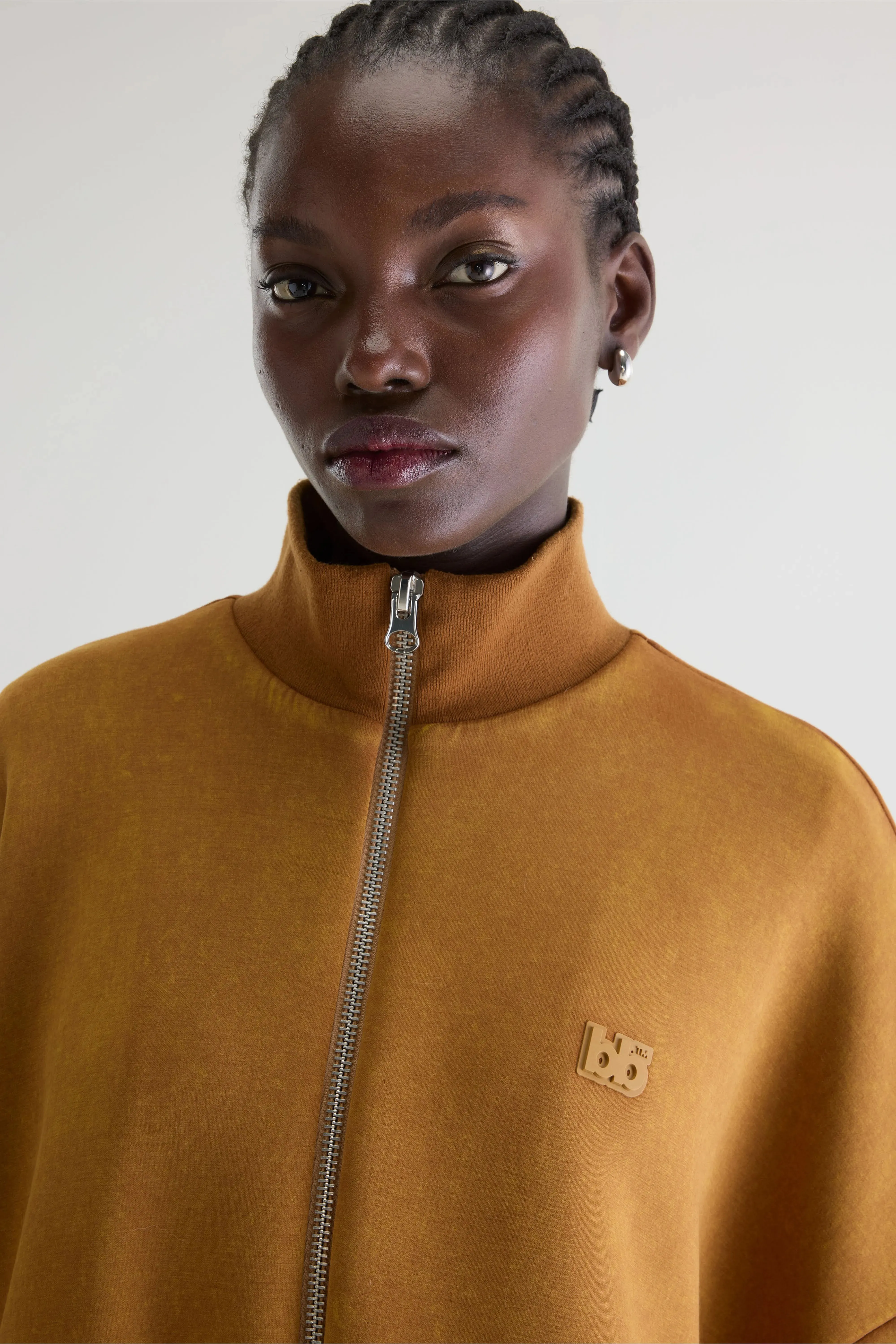 Tallis zip-up sweatshirt (261 / W / CARAMEL) sold by Bellerose product image thumbnail 5