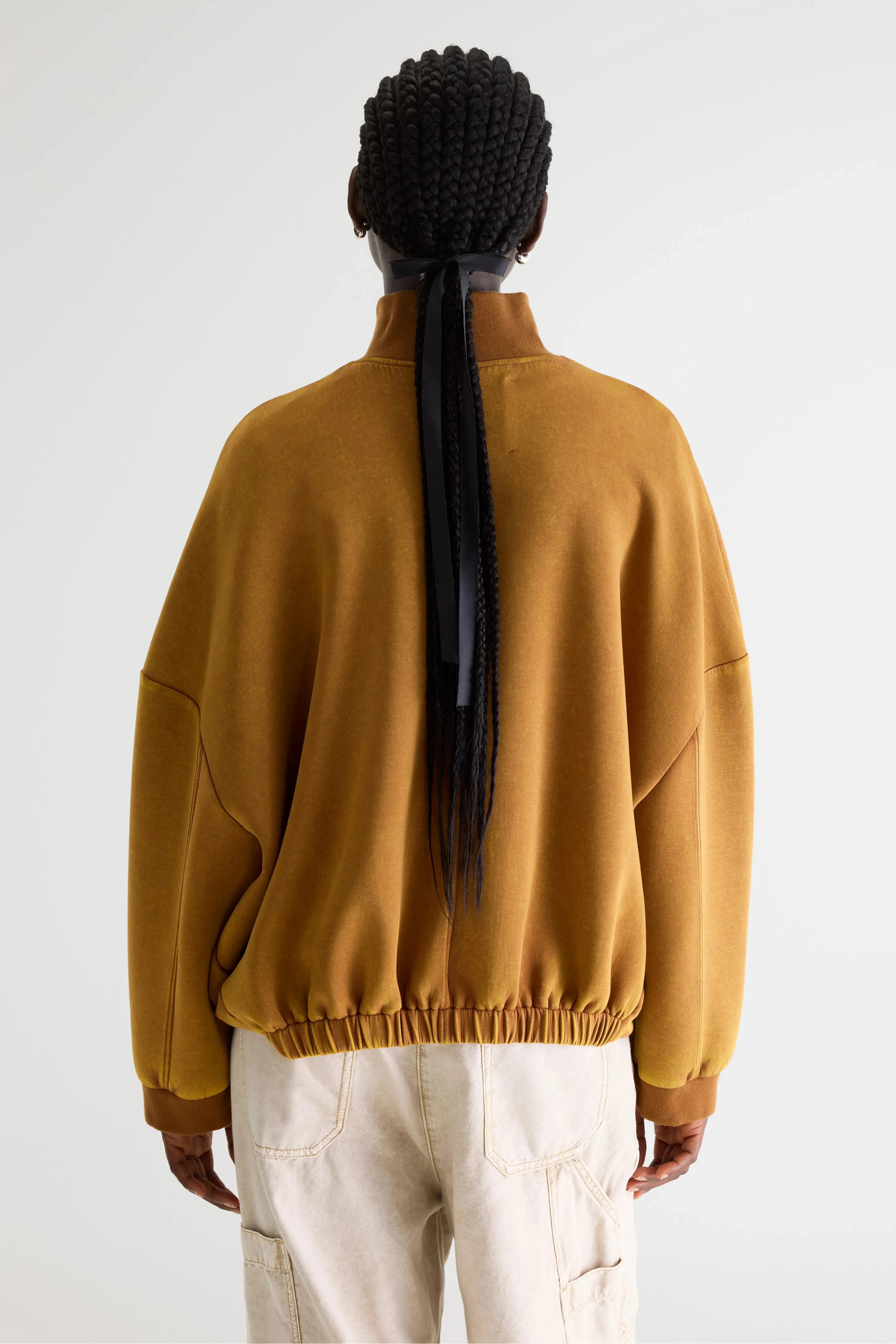 Tallis zip-up sweatshirt (261 / W / CARAMEL) sold by Bellerose product image thumbnail 4