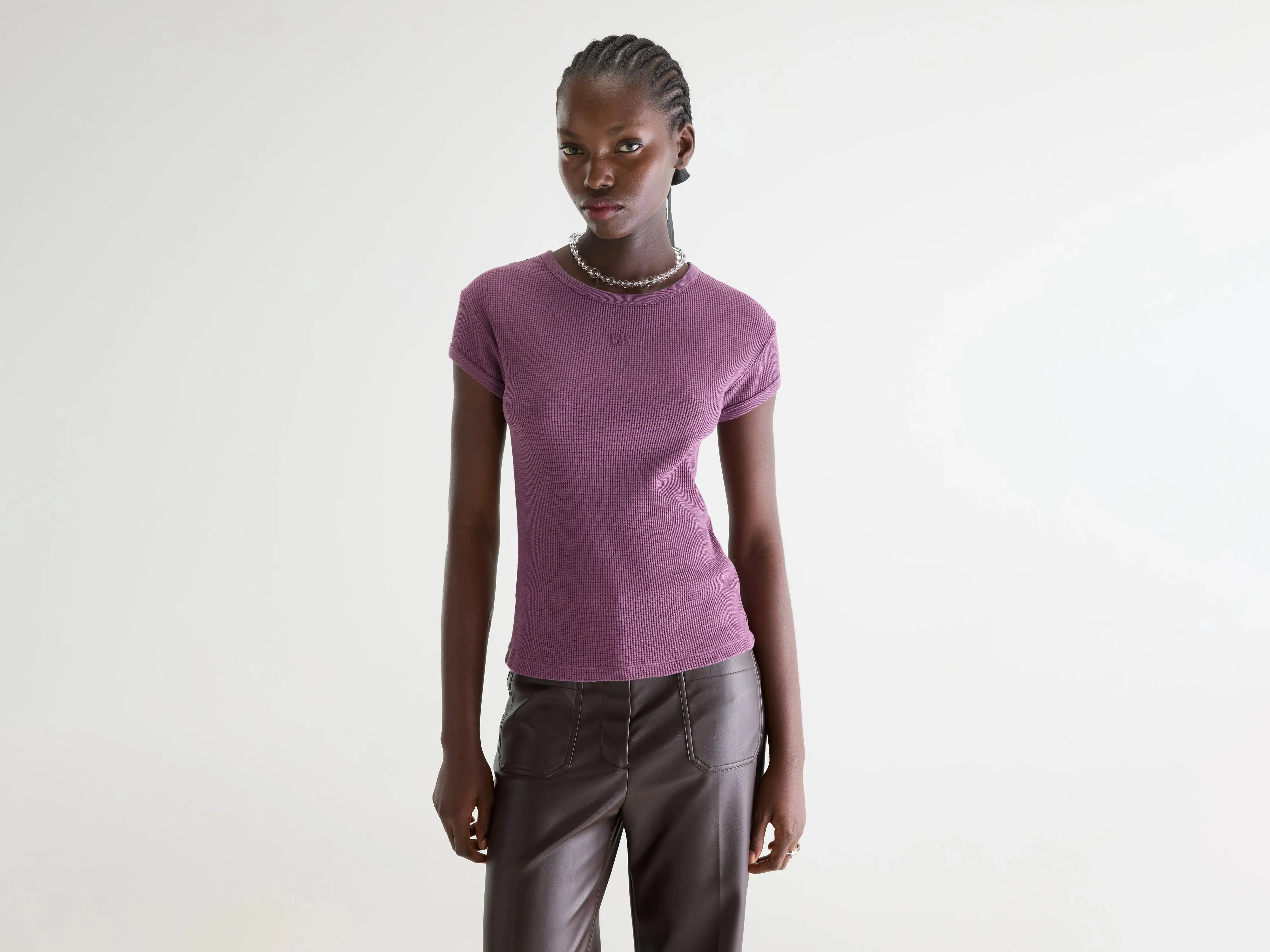 Mali ribbed t-shirt (261 / W / CROCUS) sold by Bellerose