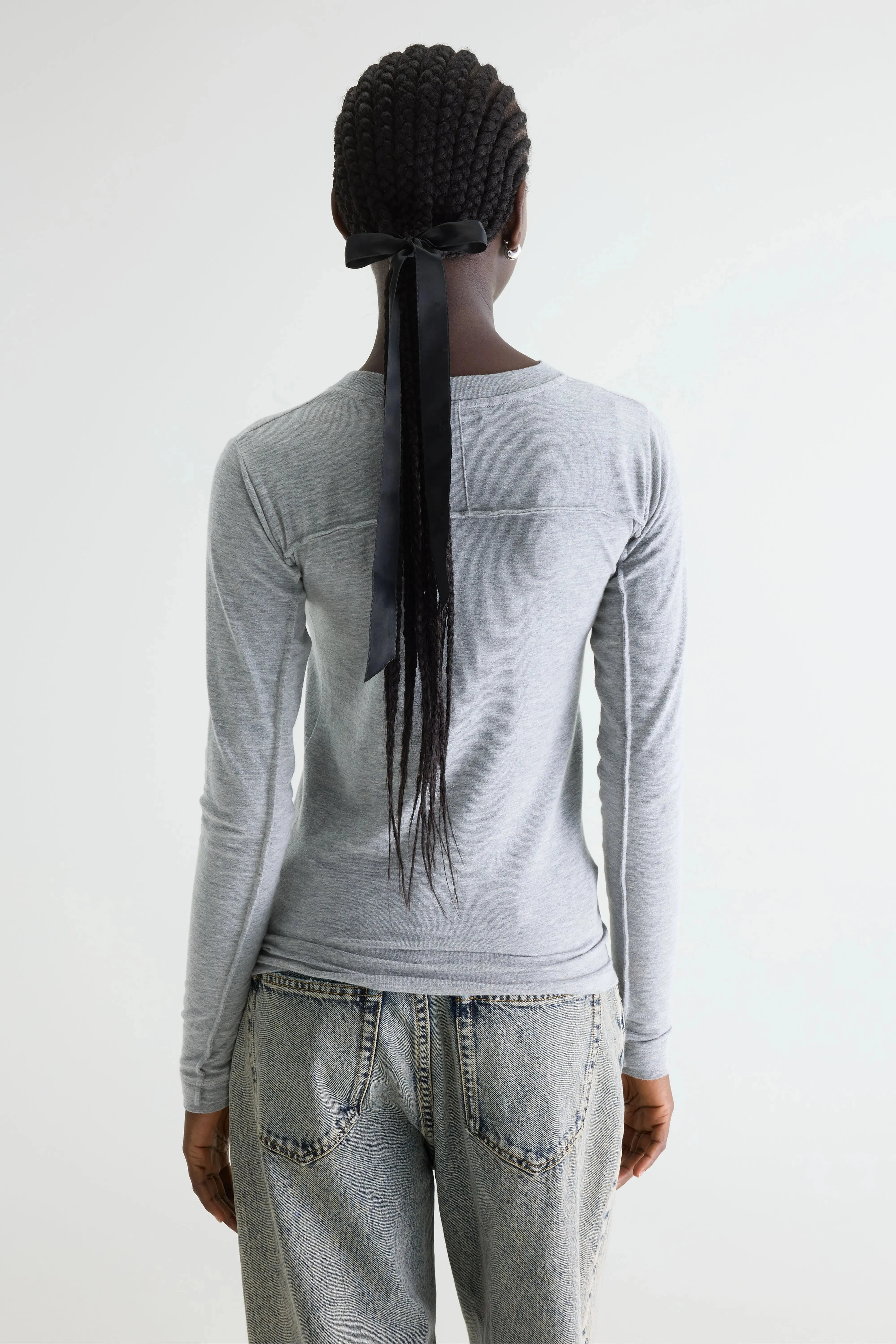 Mendy long-sleeve t-shirt (261 / W / H. GREY) sold by Bellerose product image thumbnail 4