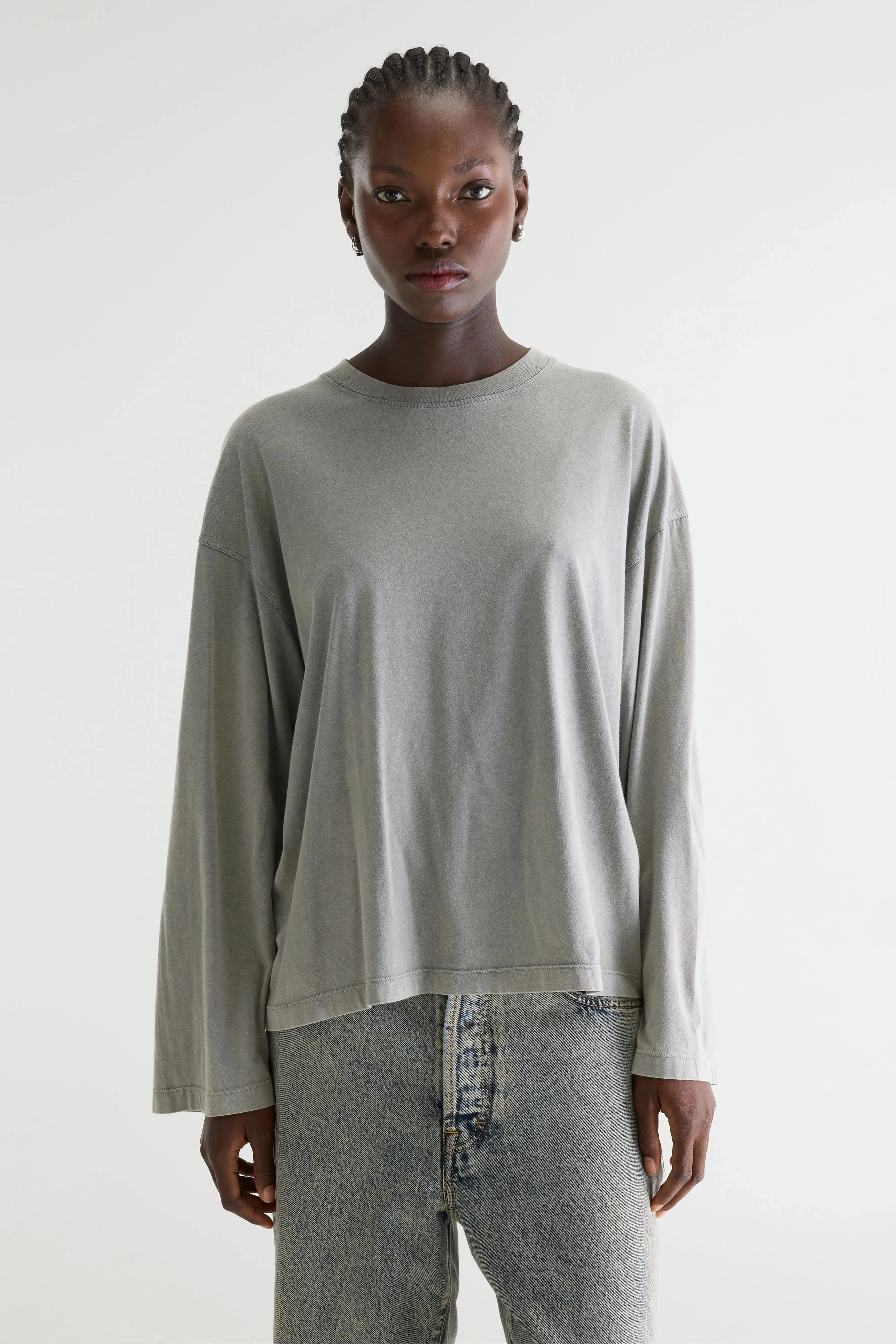Fandy long sleeve t-shirt (261 / W / BITUME) sold by Bellerose product image thumbnail 2