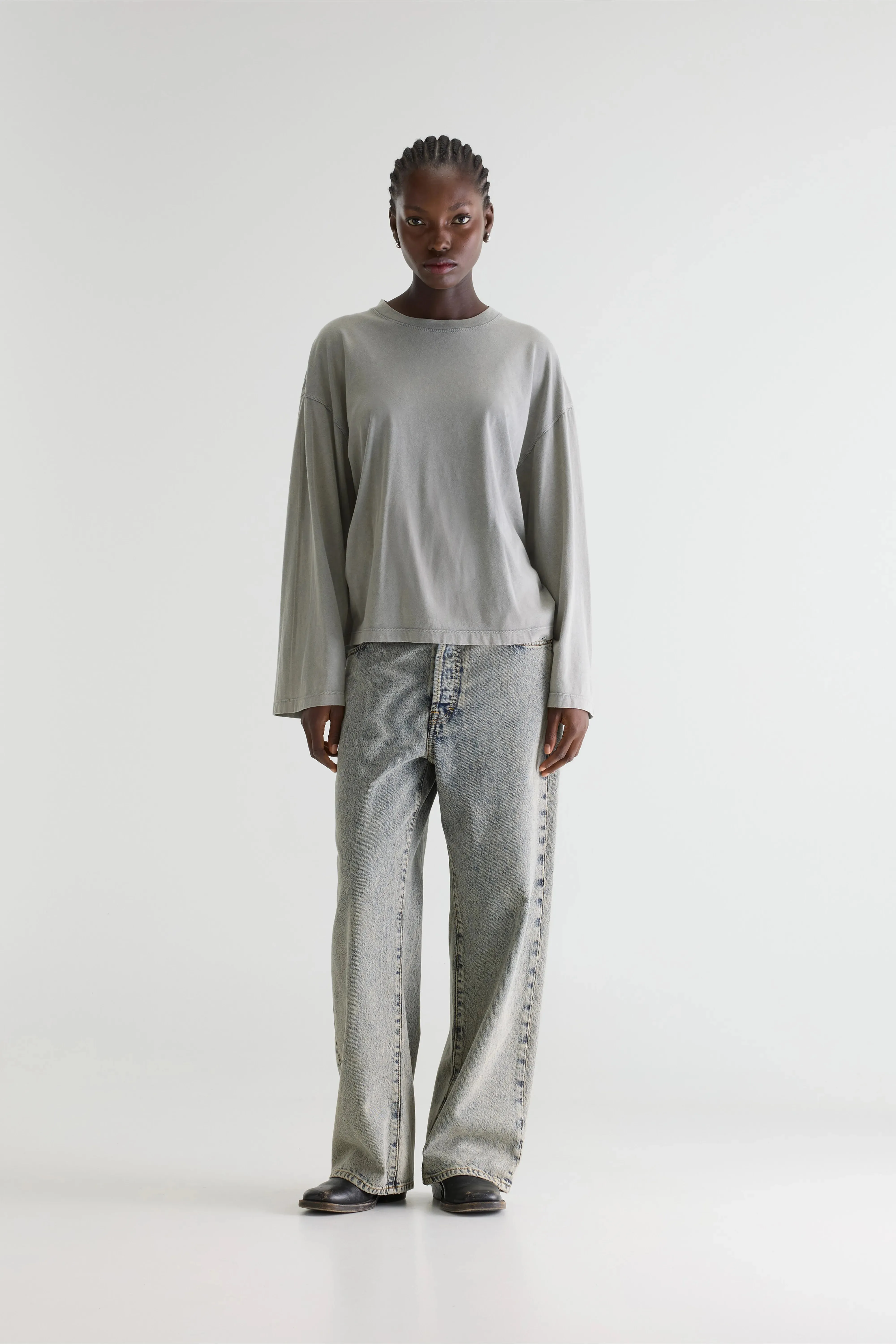 Fandy long sleeve t-shirt (261 / W / BITUME) sold by Bellerose product image thumbnail 3