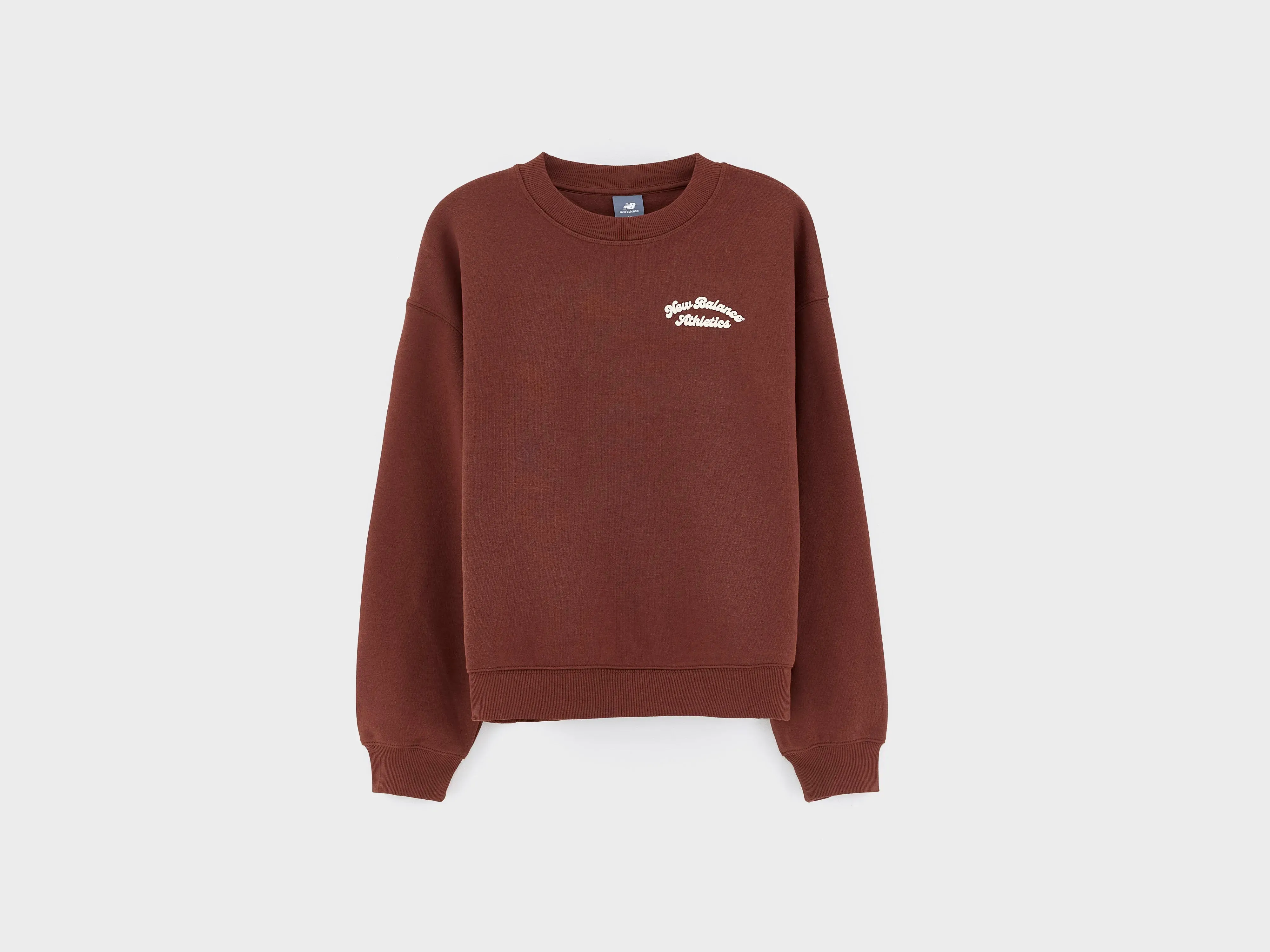 Linear Heritage Fleece Crew Sweatshirt (252 / W / BROWN) sold by Bellerose