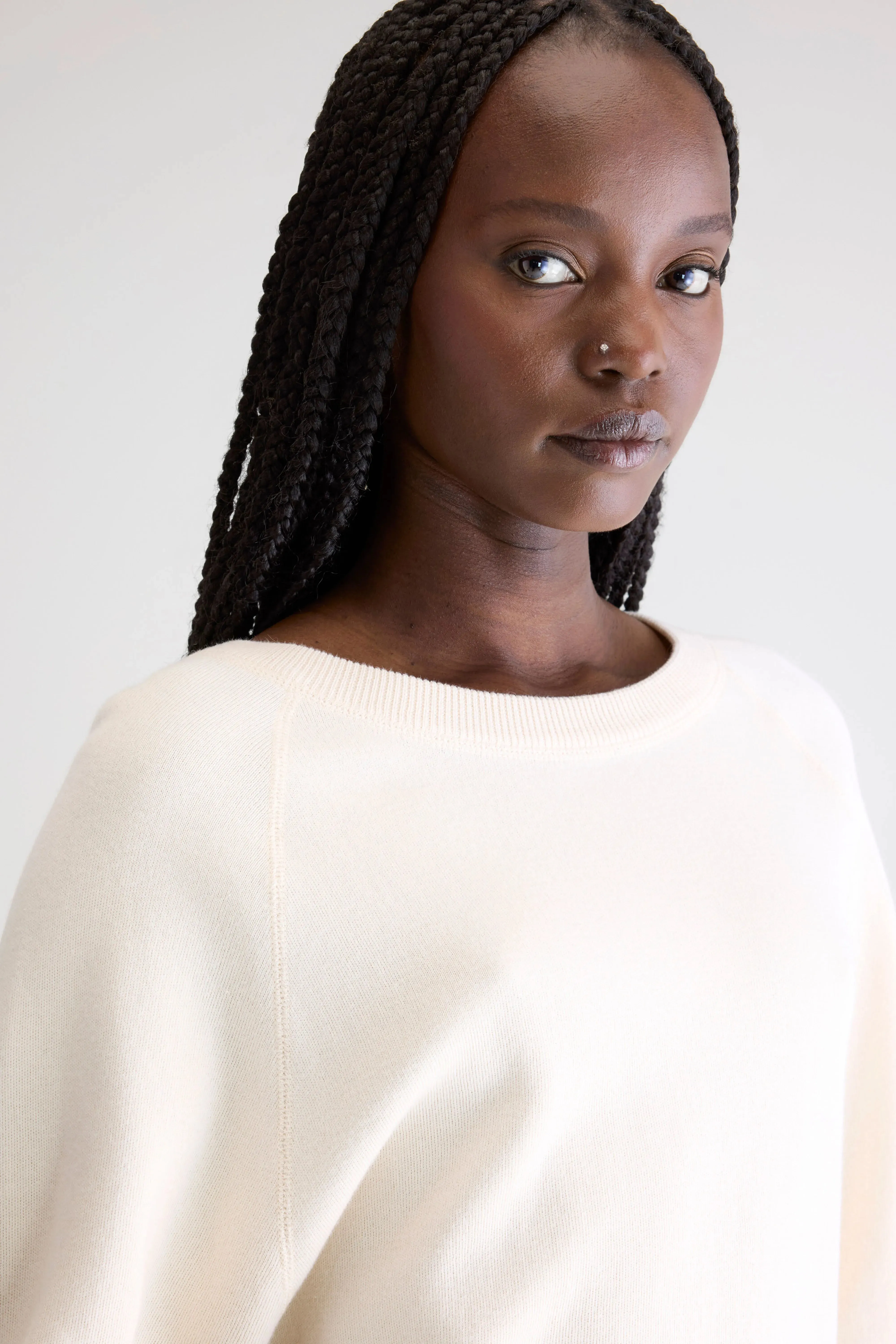 Anglet crew-neck sweater (242 / W / MILKY WAY) sold by Bellerose product image thumbnail 5