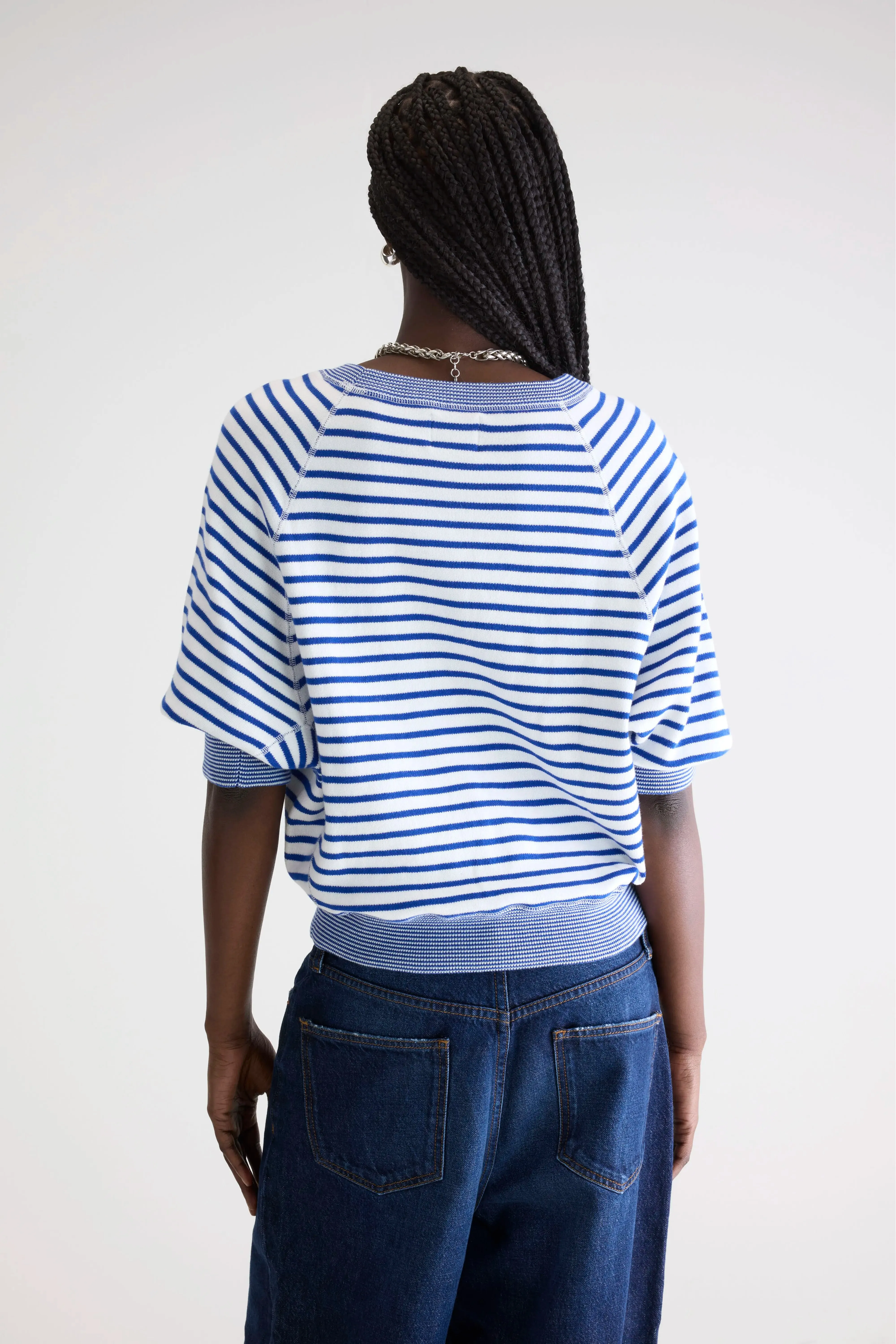 Anglet crew-neck sweater (242 / W / STRIPE A) sold by Bellerose product image thumbnail 4