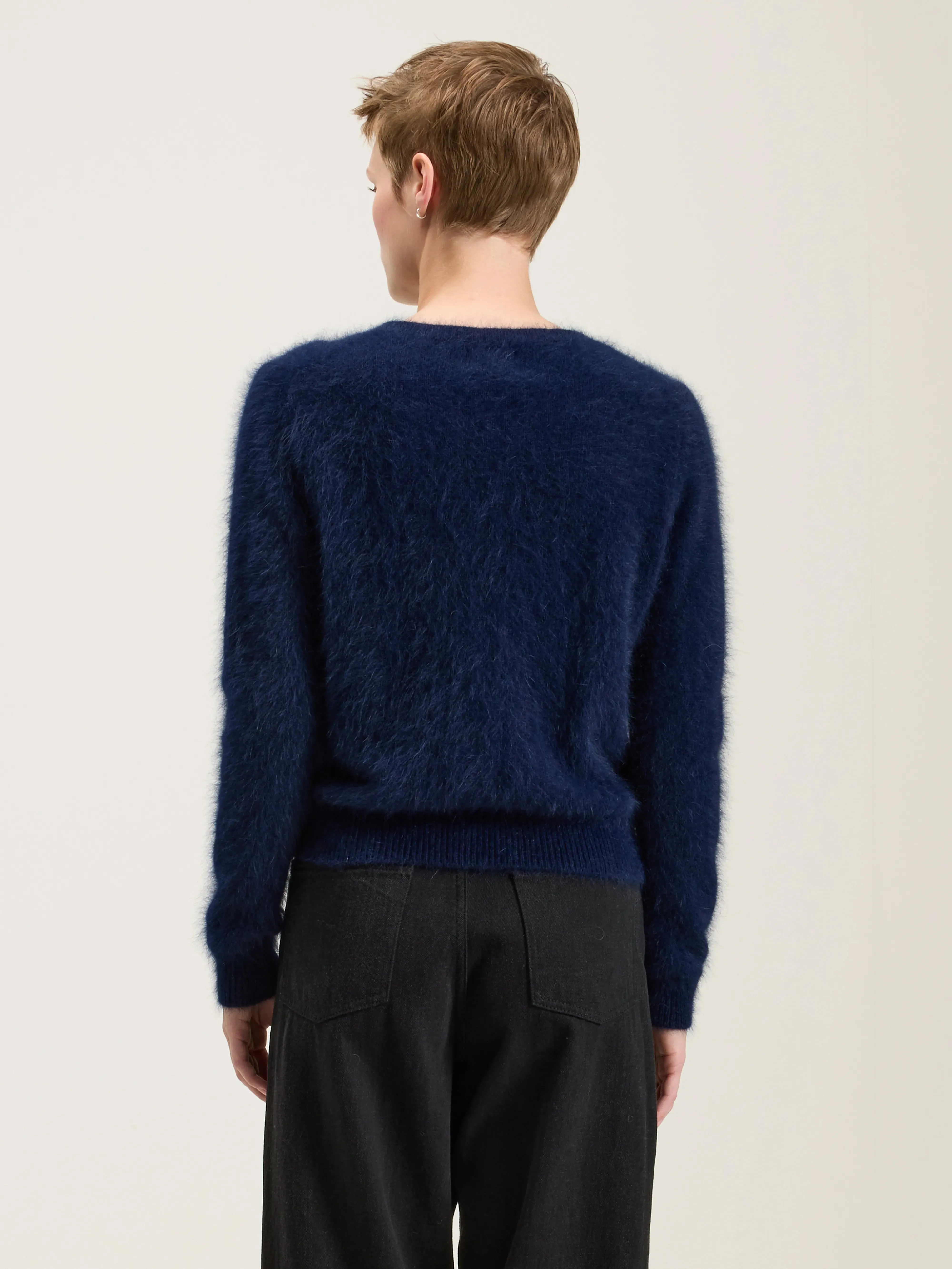 Datti angora-blend sweater (242 / W / NAVY) sold by Bellerose product image thumbnail 4