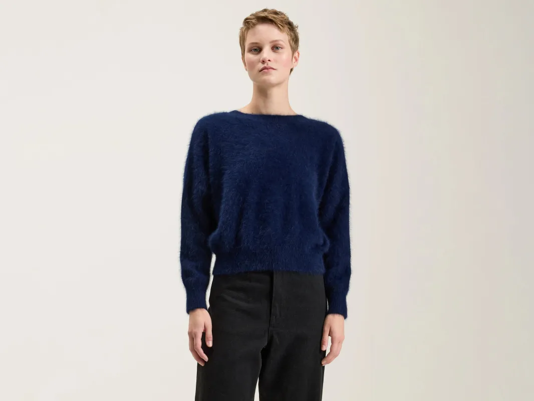 Datti angora-blend sweater (242 / W / NAVY) sold by Bellerose