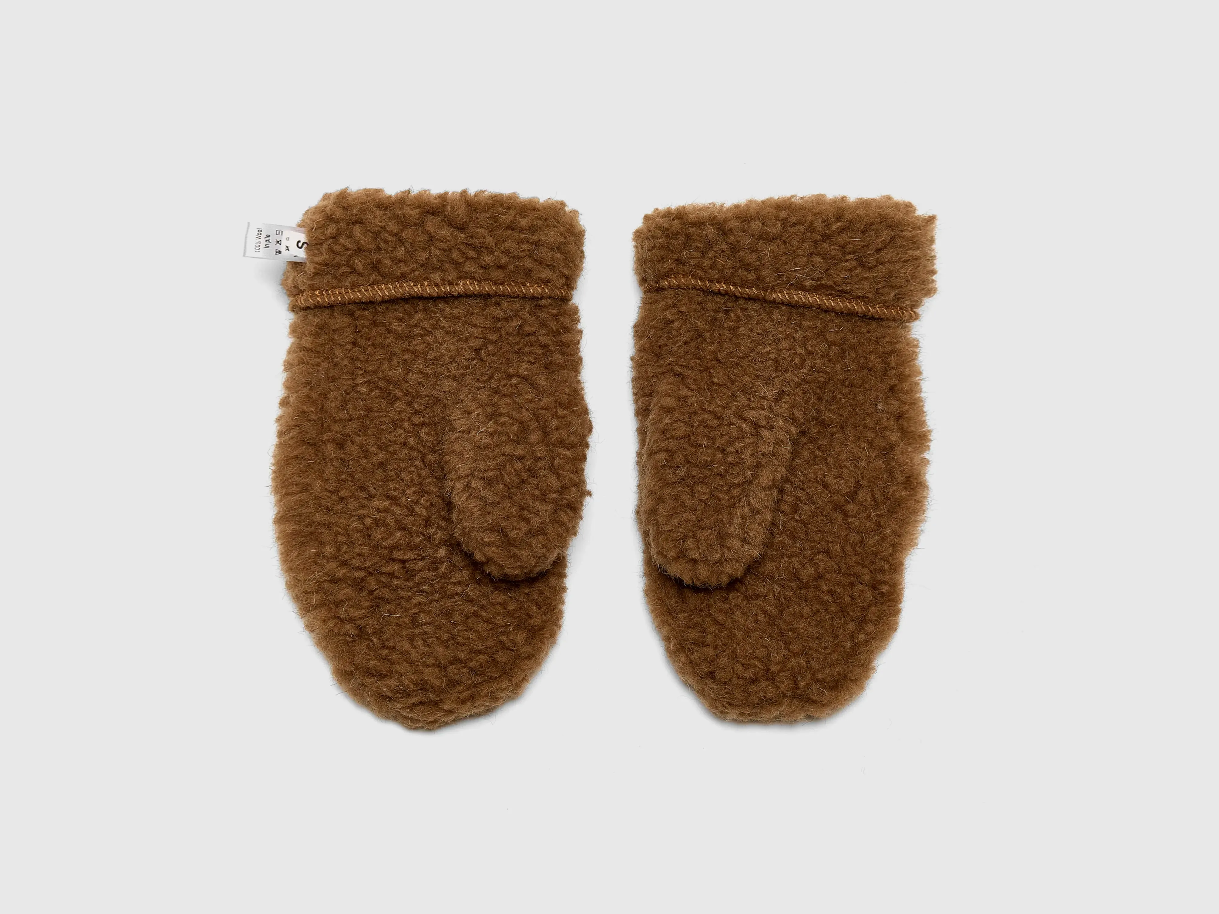 Simple Mittens (242 / W / BROWN) sold by Bellerose