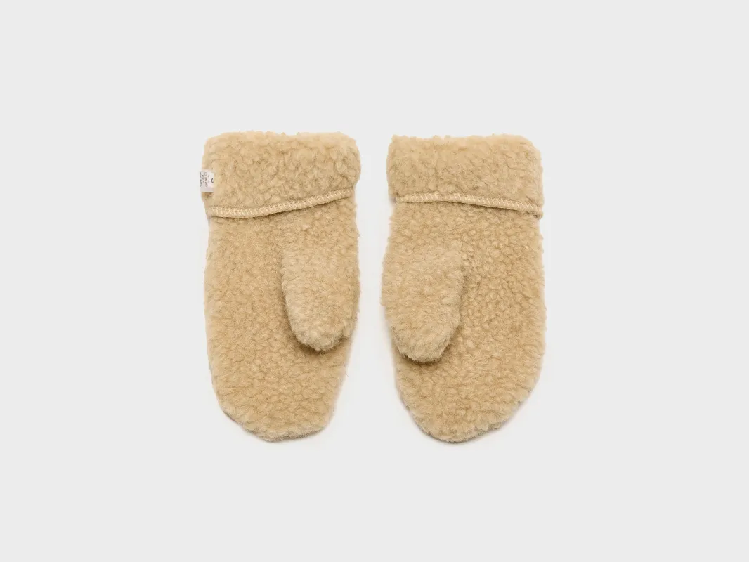 Simple Mittens (242 / W / BEIGE) sold by Bellerose