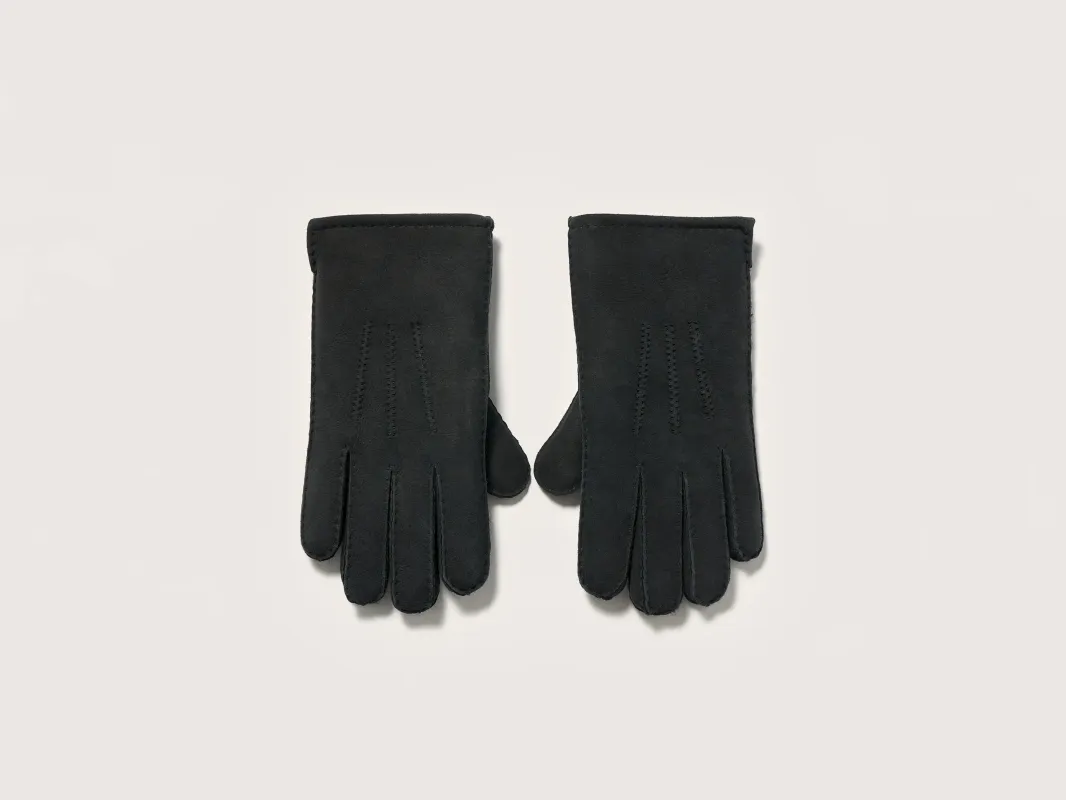 Ganam leather gloves (251 / M / BLACK) sold by Bellerose