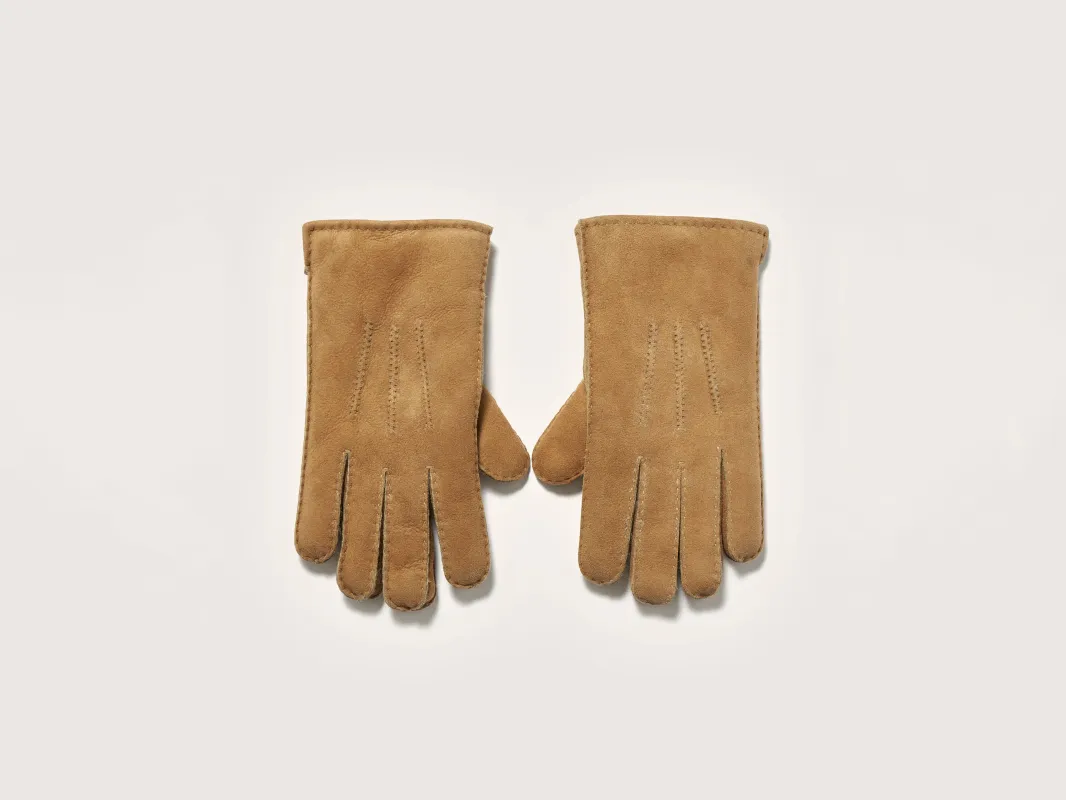 Ganam leather gloves (251 / M / COGNAC) sold by Bellerose