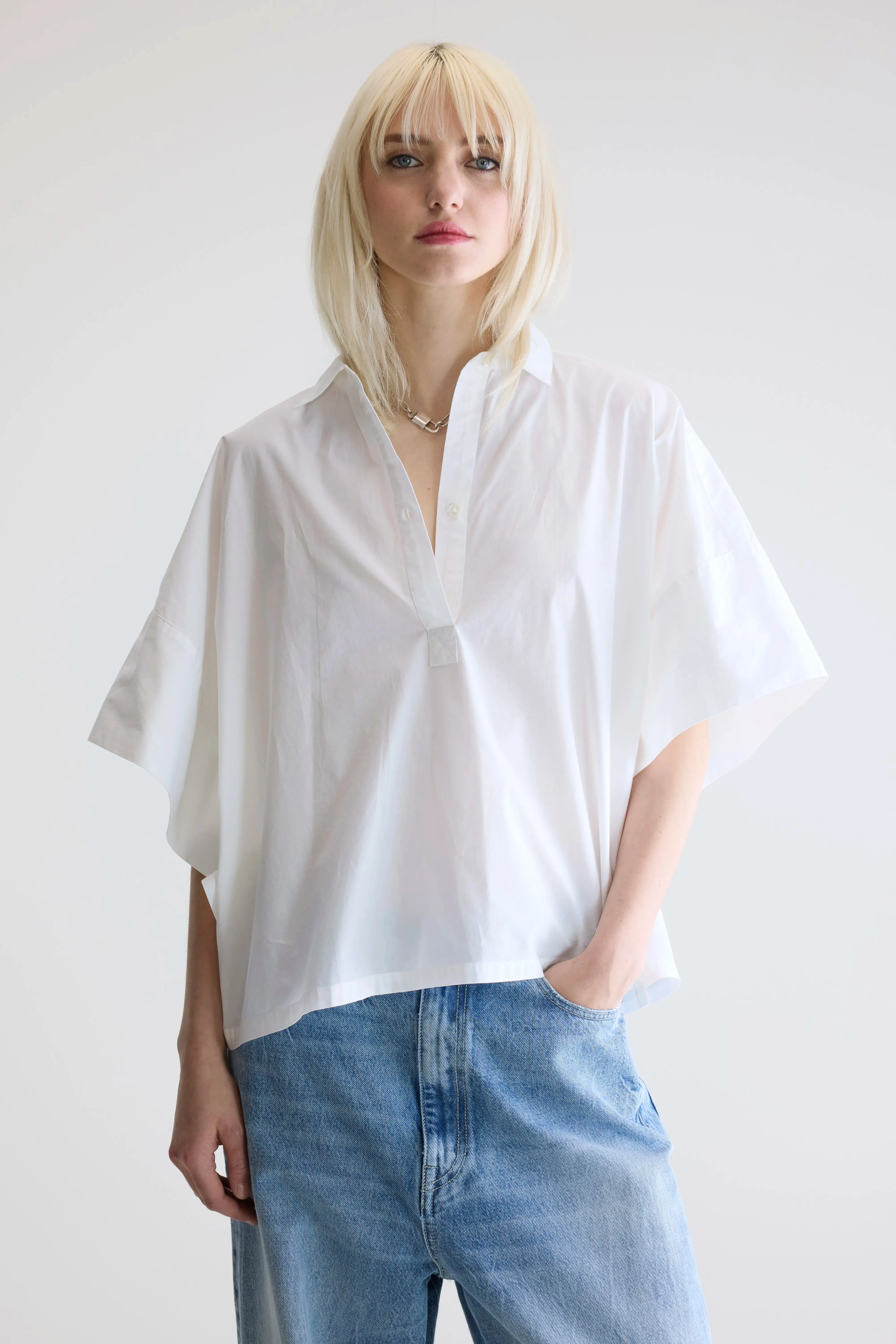 Cairn short-sleeve shirt (242 / W / WHITE) sold by Bellerose product image thumbnail 2