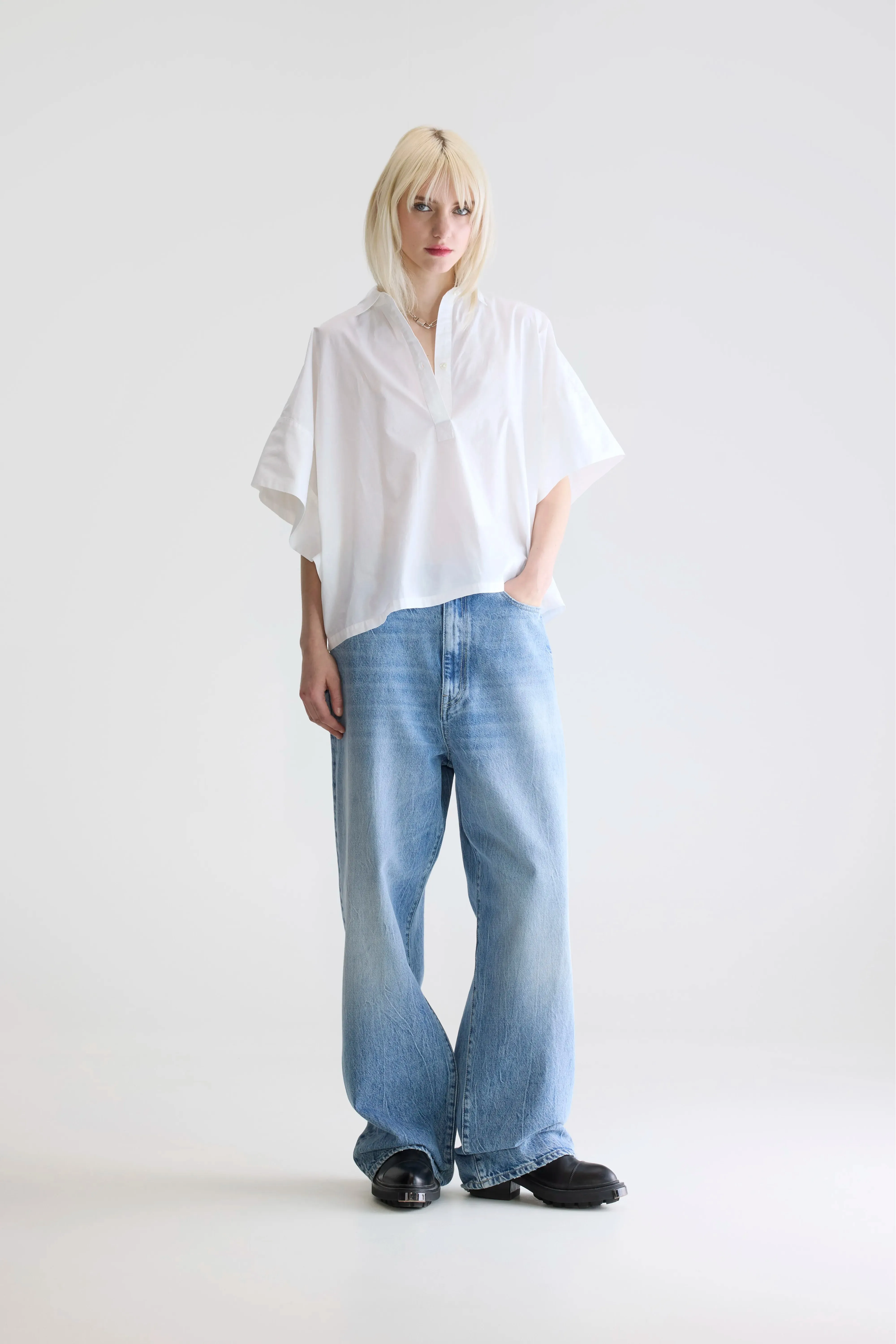 Cairn short-sleeve shirt (242 / W / WHITE) sold by Bellerose product image thumbnail 3