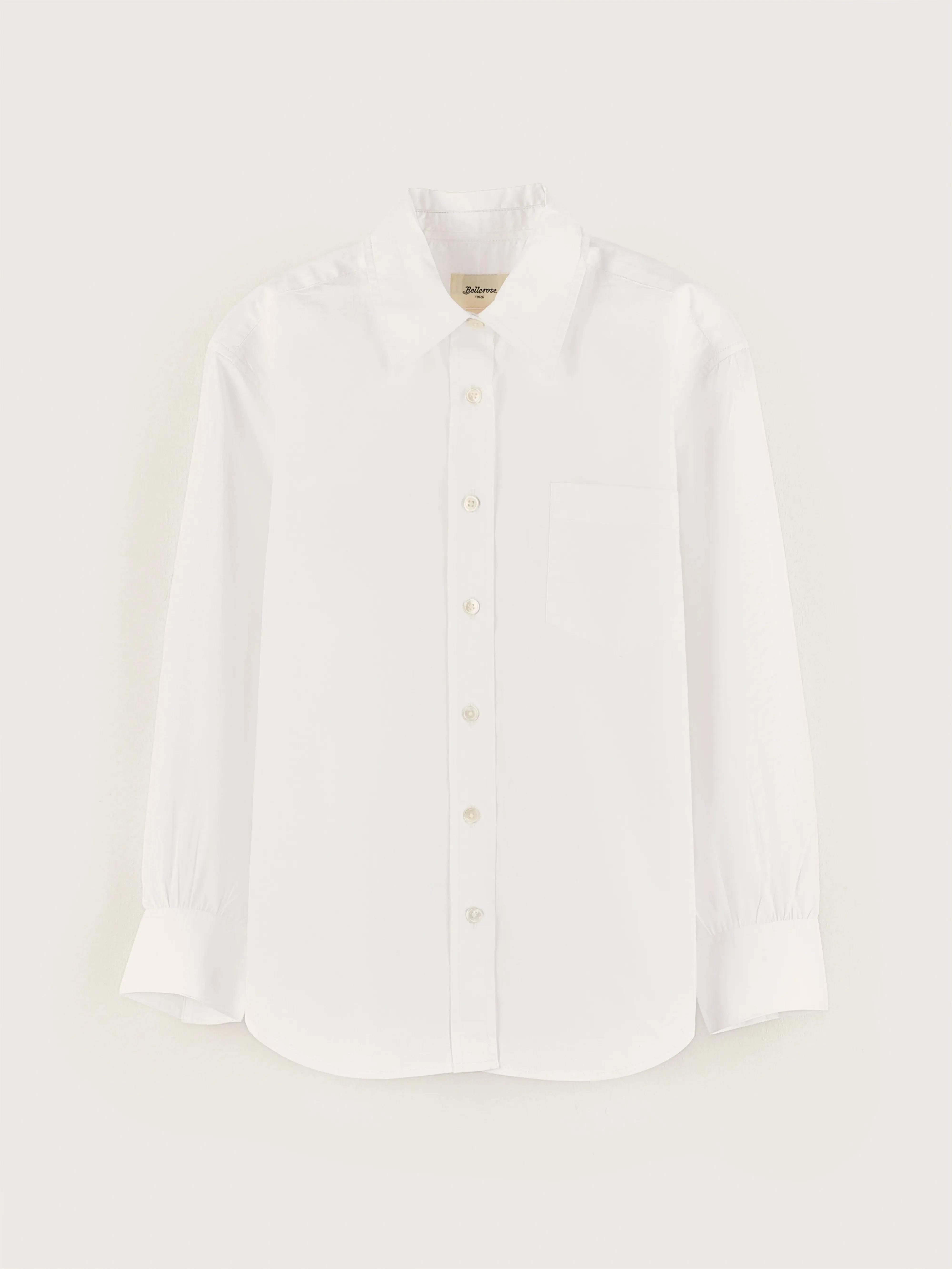 Ironie white straight shirt (242 / G / WHITE) sold by Bellerose product image thumbnail 2