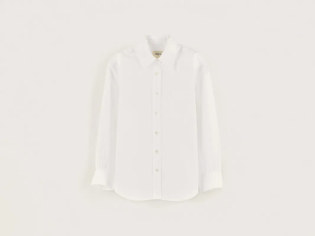 Ironie straight shirt (242 / G / WHITE) sold by Bellerose