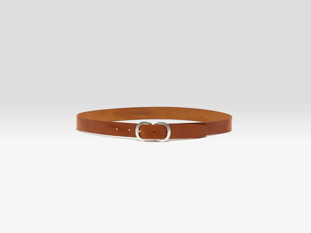 Sabas leather belt (251 / W / COGNAC) sold by Bellerose