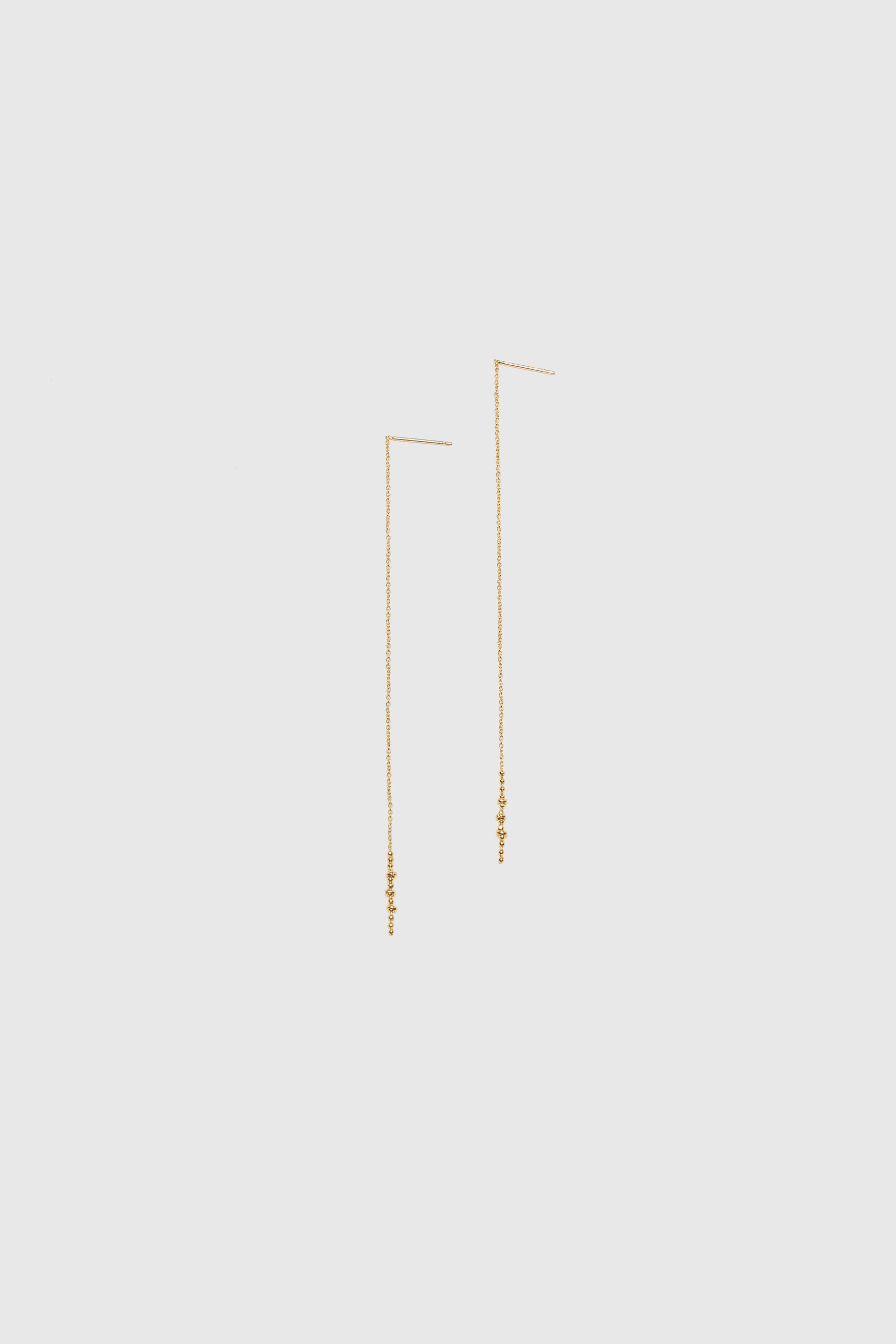 Océane Adjustable Chain Earrings (242 / W / GOLD) sold by Bellerose product image thumbnail 2