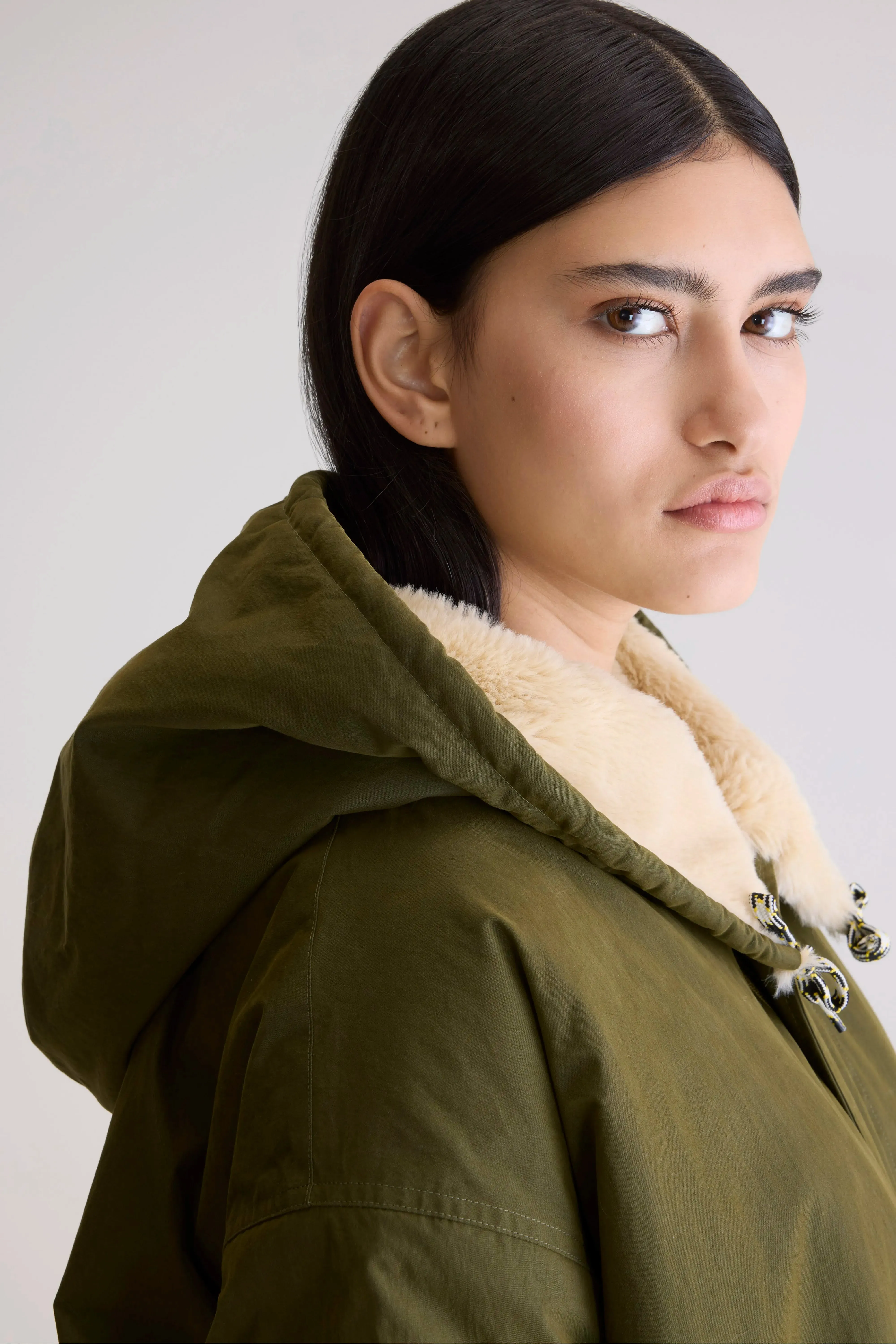Laos hooded parka (242 / W / OLIVE) sold by Bellerose product image thumbnail 5