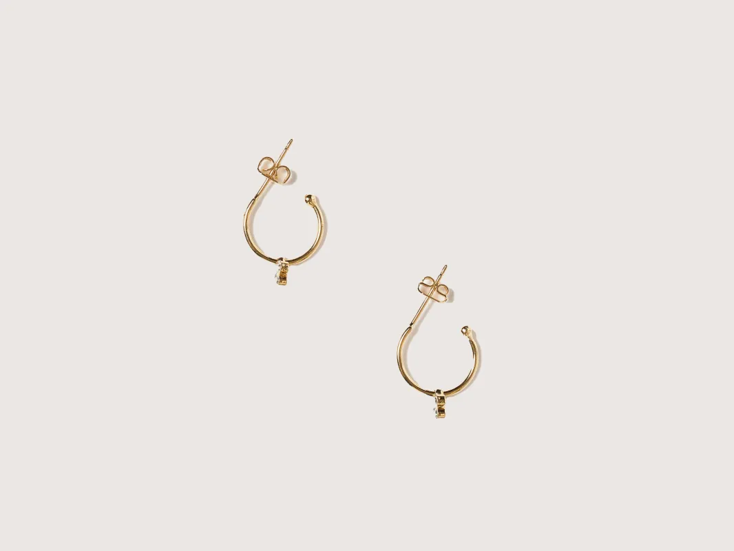 Melia Hoop Earrings (242 / W / GOLD) made by Bellerose