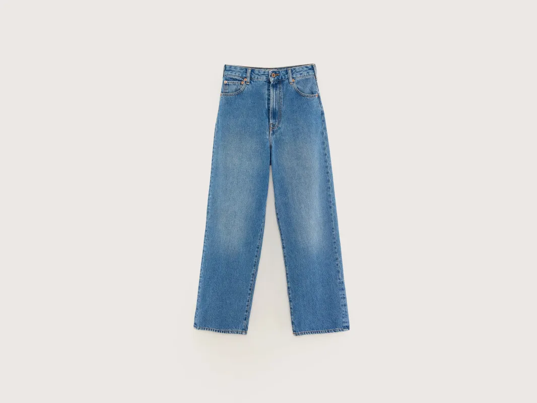 Denim N. 61 wide jeans (242 / W / STONE WASH) sold by Bellerose