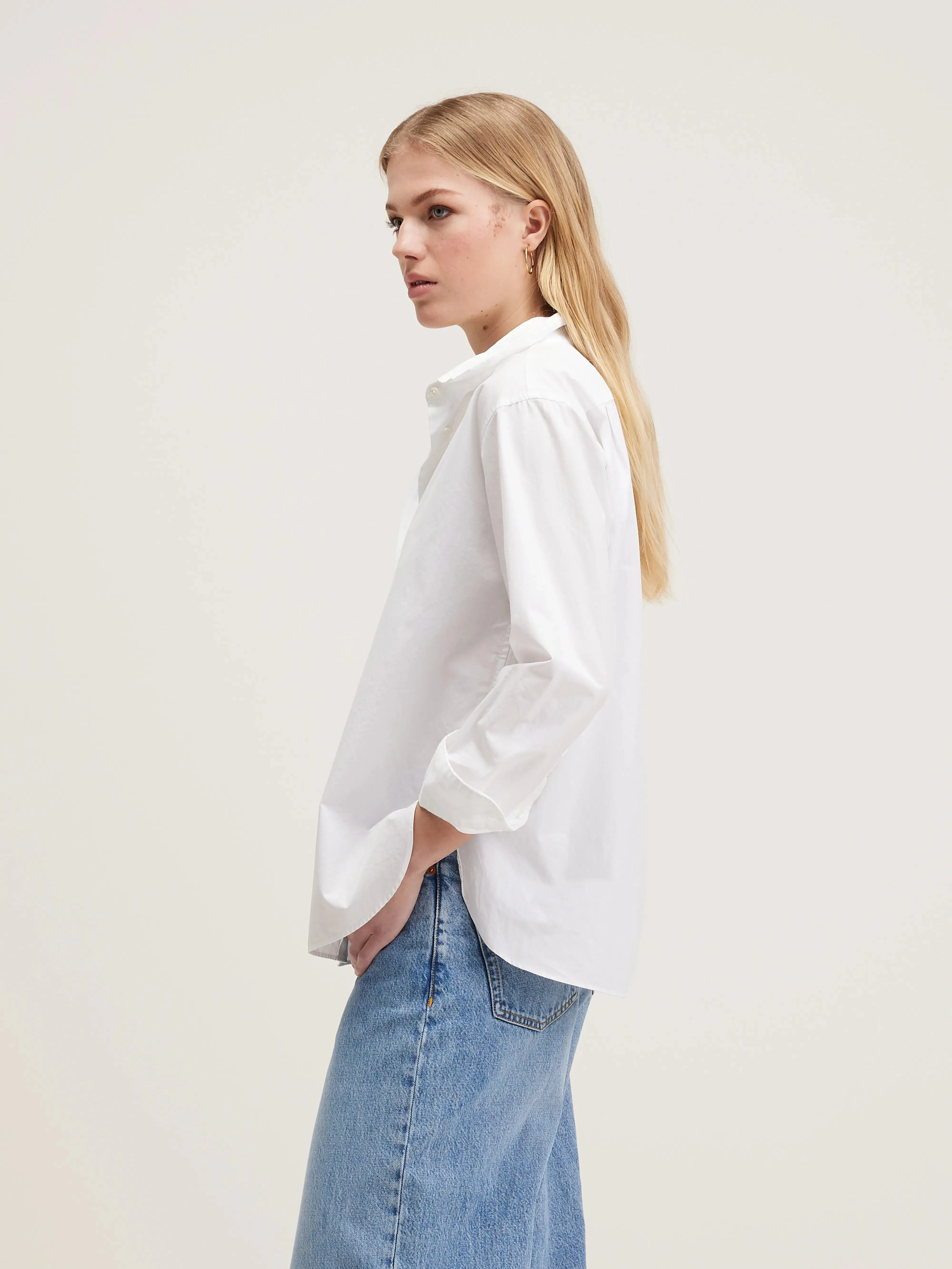 Gastoo poplin shirt (242 / W / WHITE) sold by Bellerose product image thumbnail 4