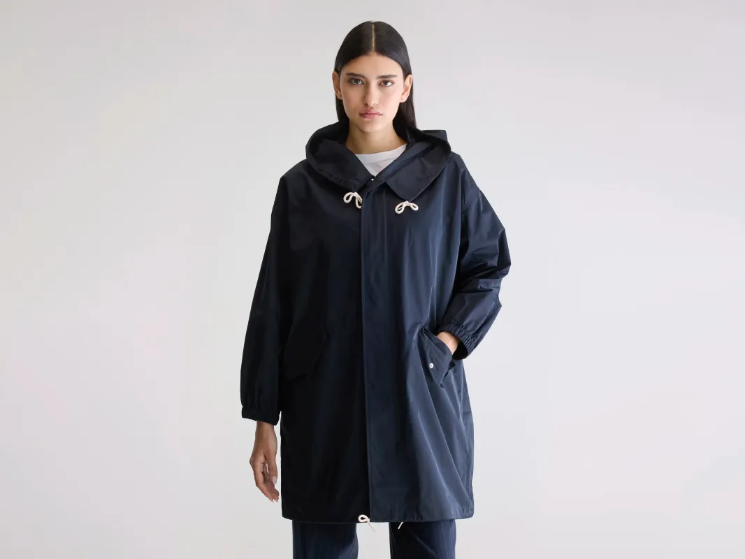 Laos hooded parka (242 / W / NAVY) sold by Bellerose
