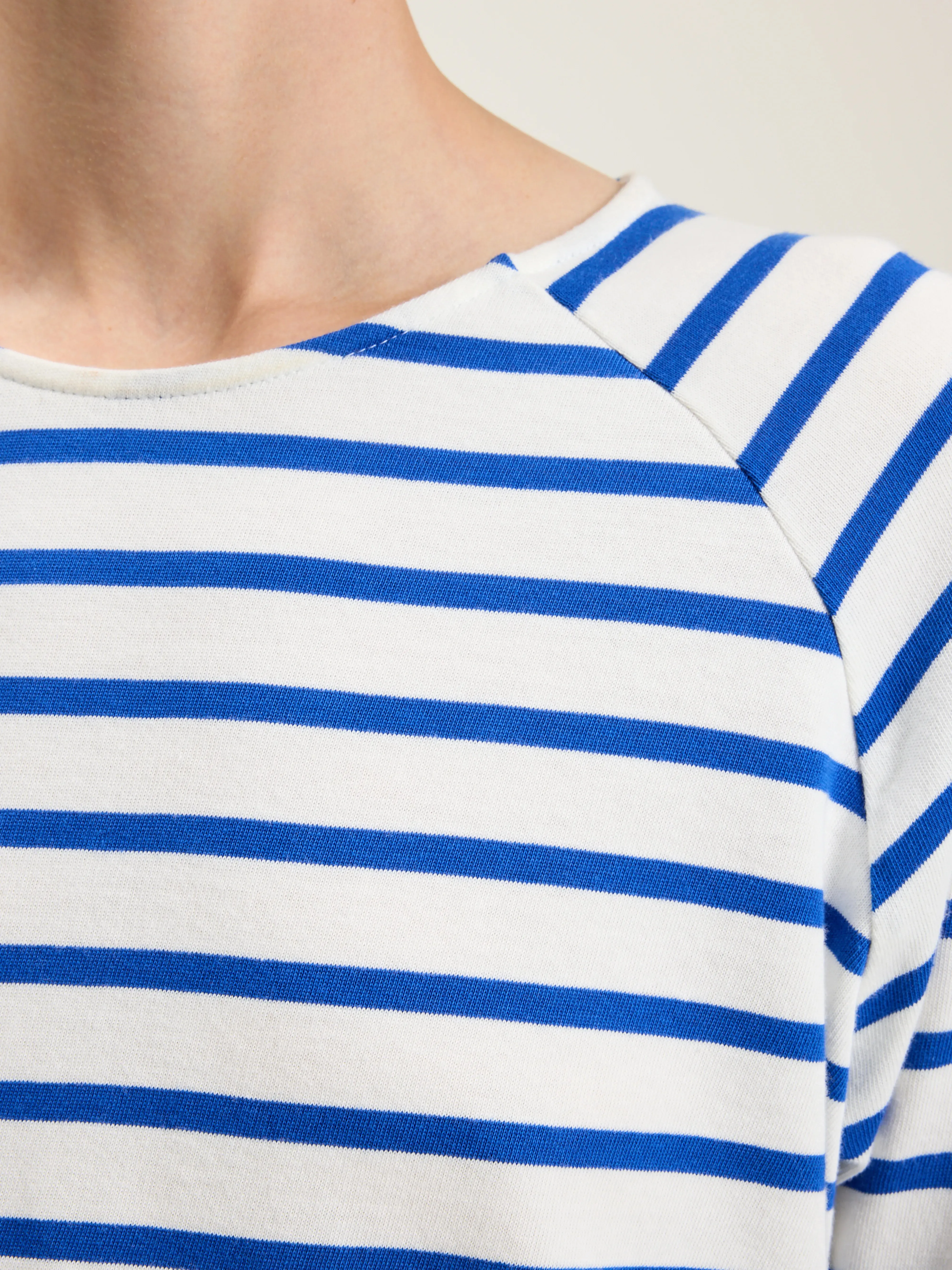 Maow crew-neck t-shirt (242 / W / STRIPE C) sold by Bellerose product image thumbnail 5
