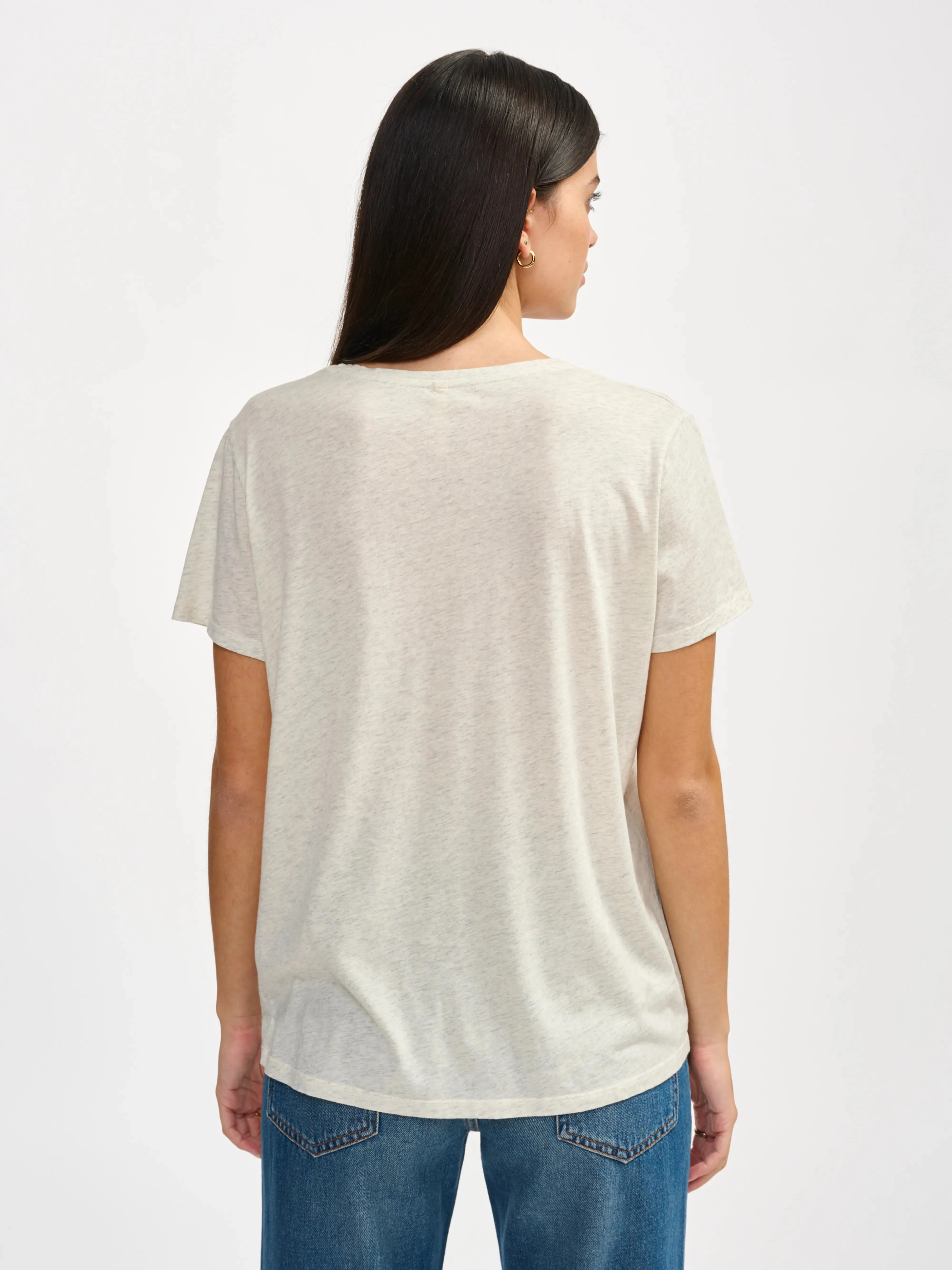 Covi short-sleeve t-shirt (242 / W / OYSTER) sold by Bellerose product image thumbnail 4