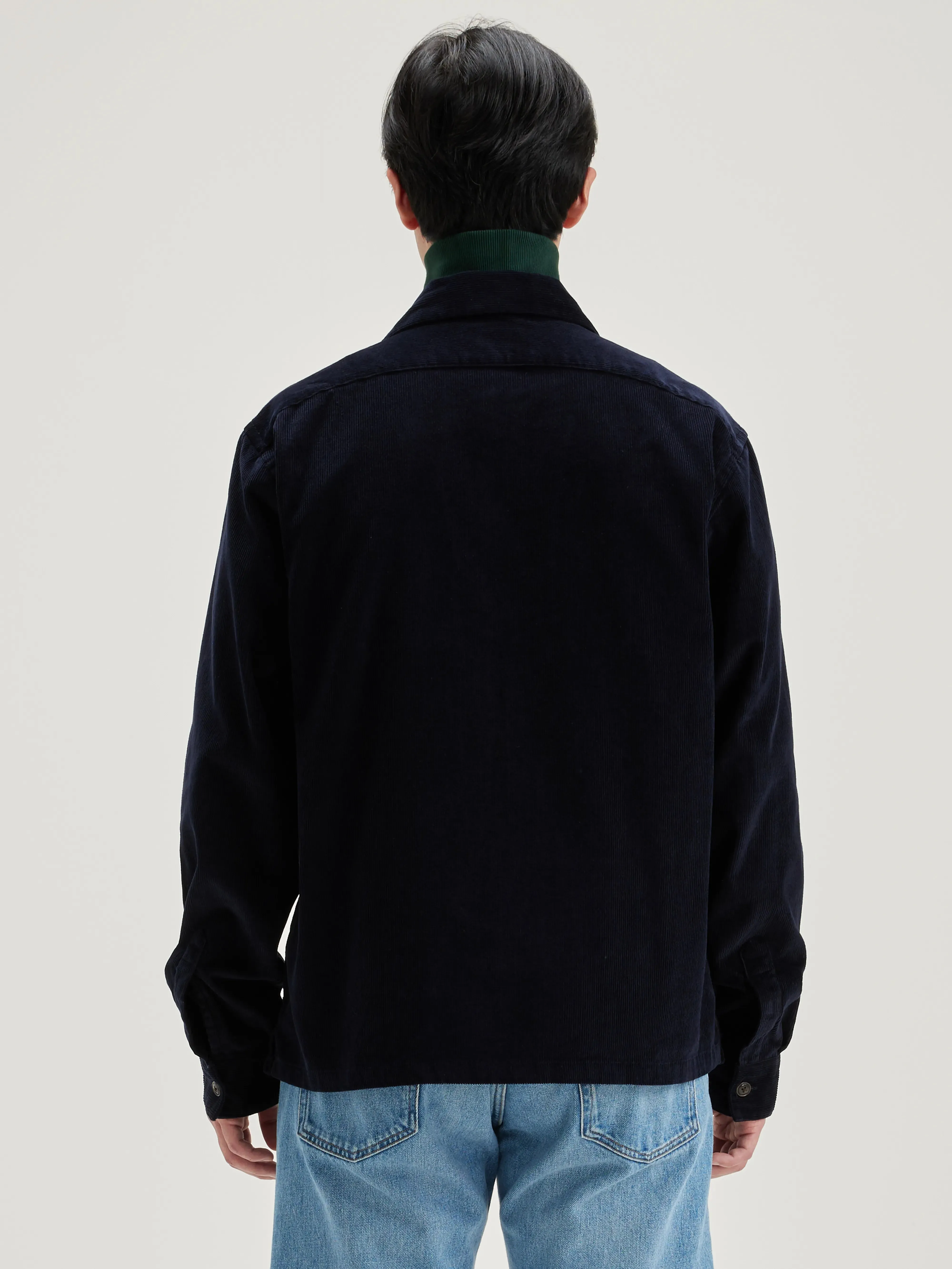 Goney corduroy overshirt (242 / M / NAVY) sold by Bellerose product image thumbnail 4