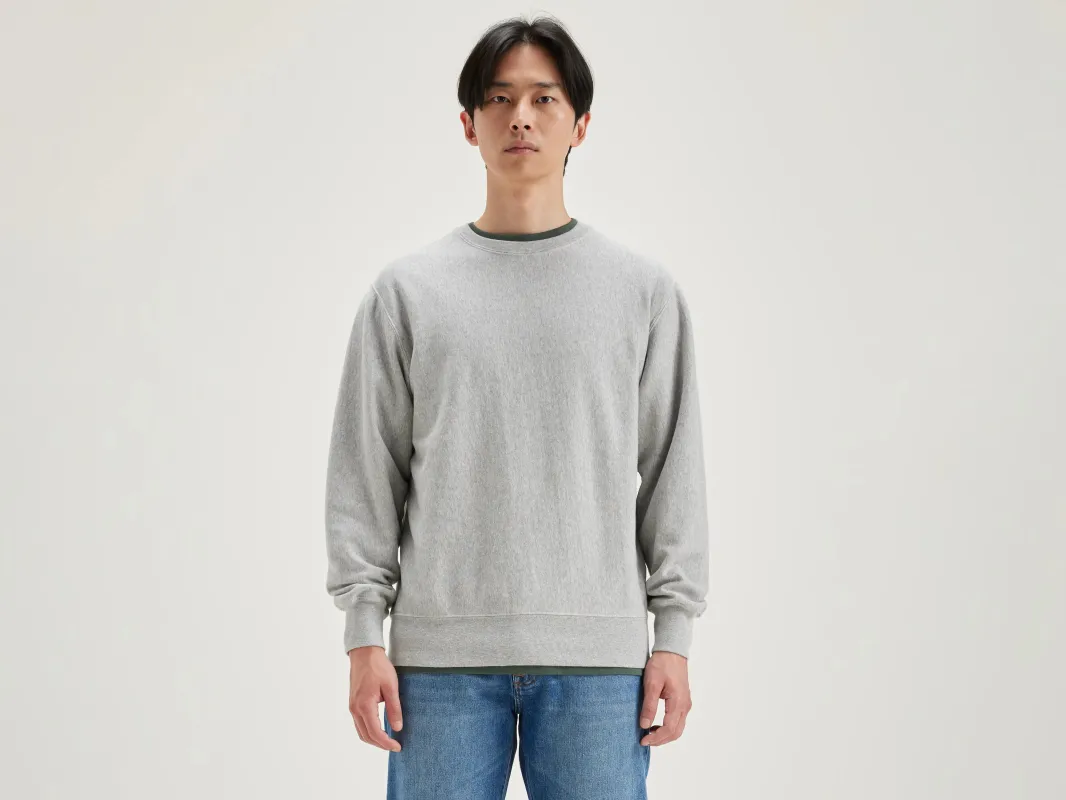 Flake crew-neck sweatshirt (242 / M / H. GREY) sold by Bellerose