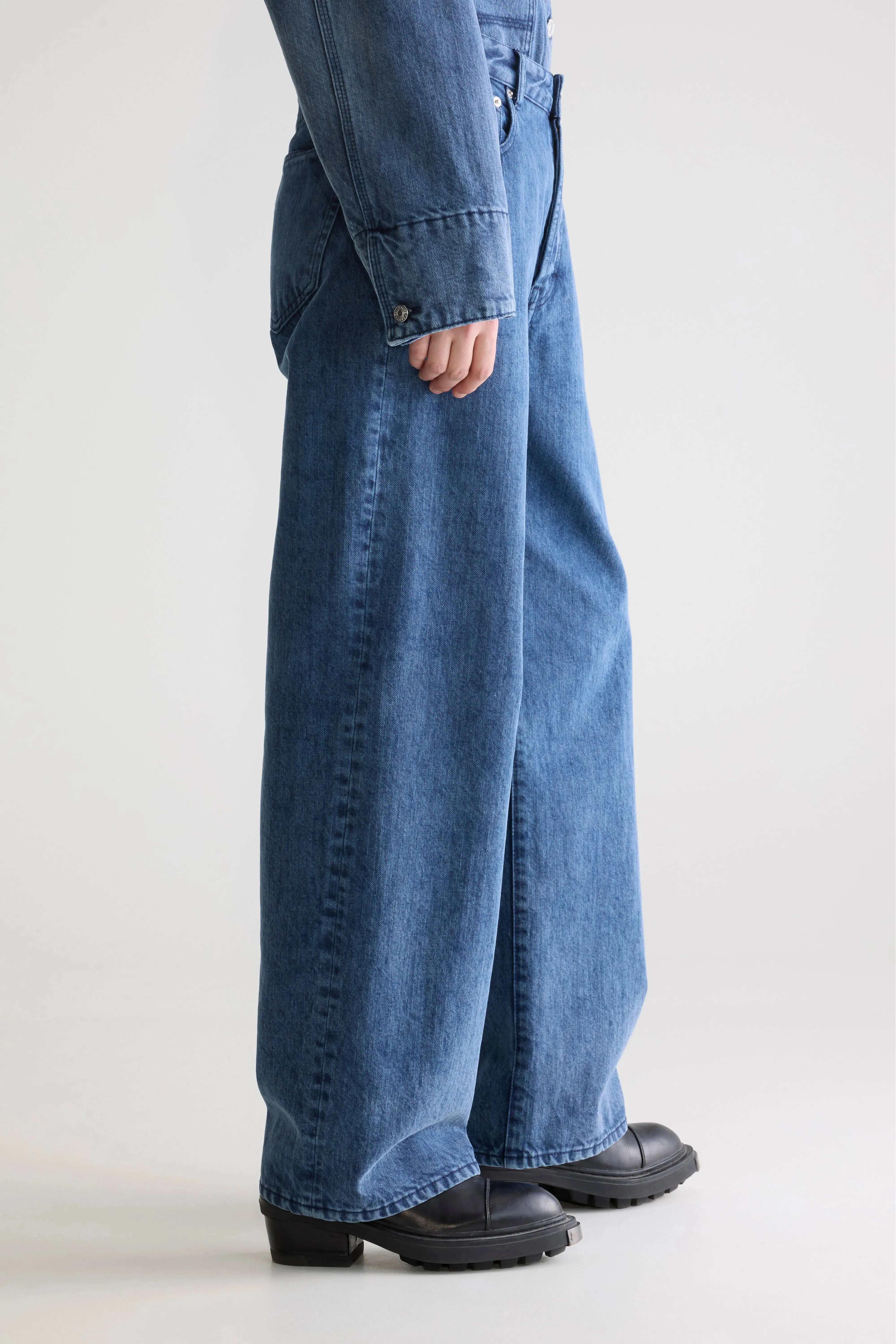 Denim N. 66 wide jeans (252 / W / BLUE SNOW) sold by Bellerose product image thumbnail 5