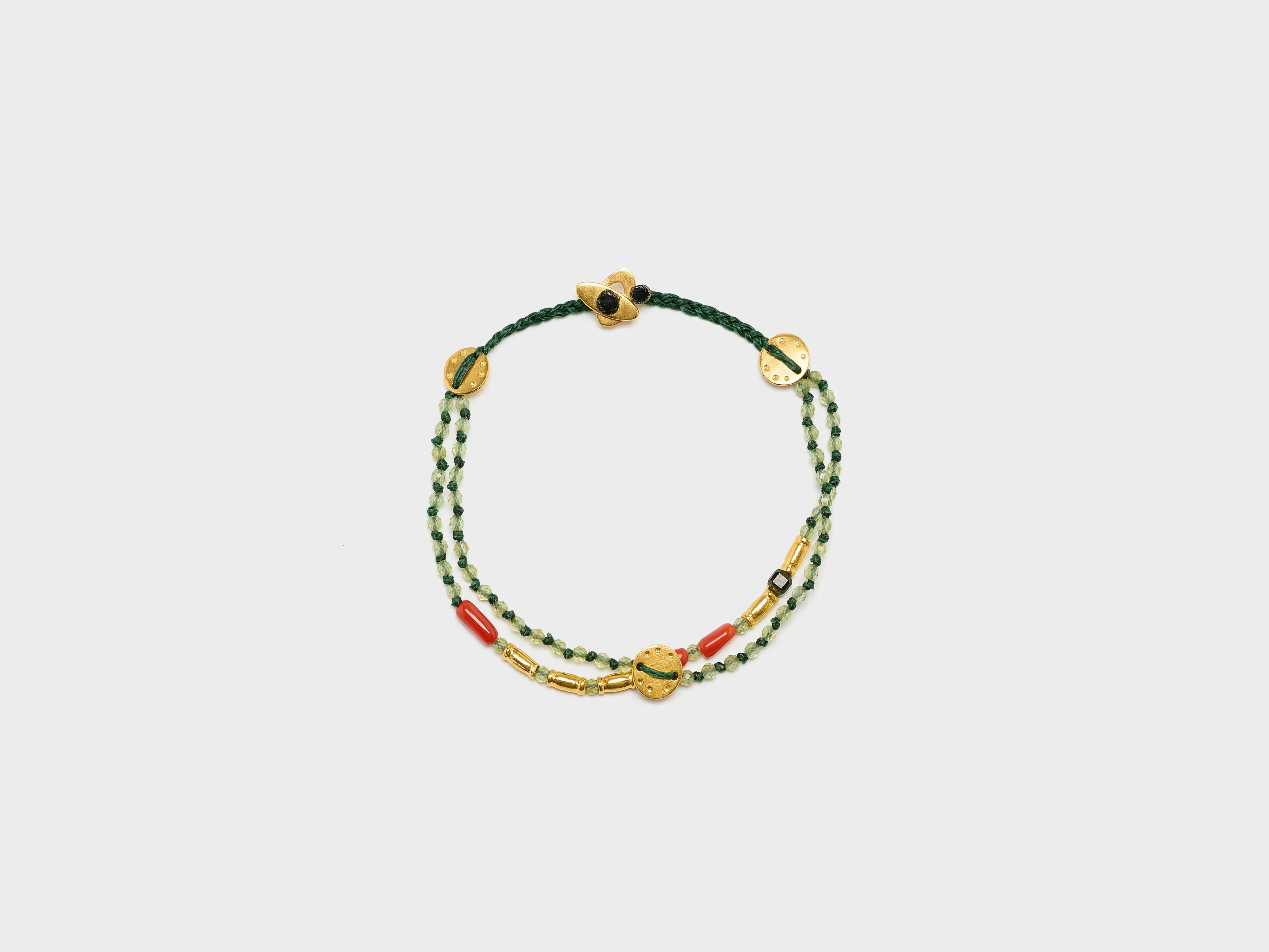 N° 19 Bracelet (252 / W / GREEN) sold by Bellerose