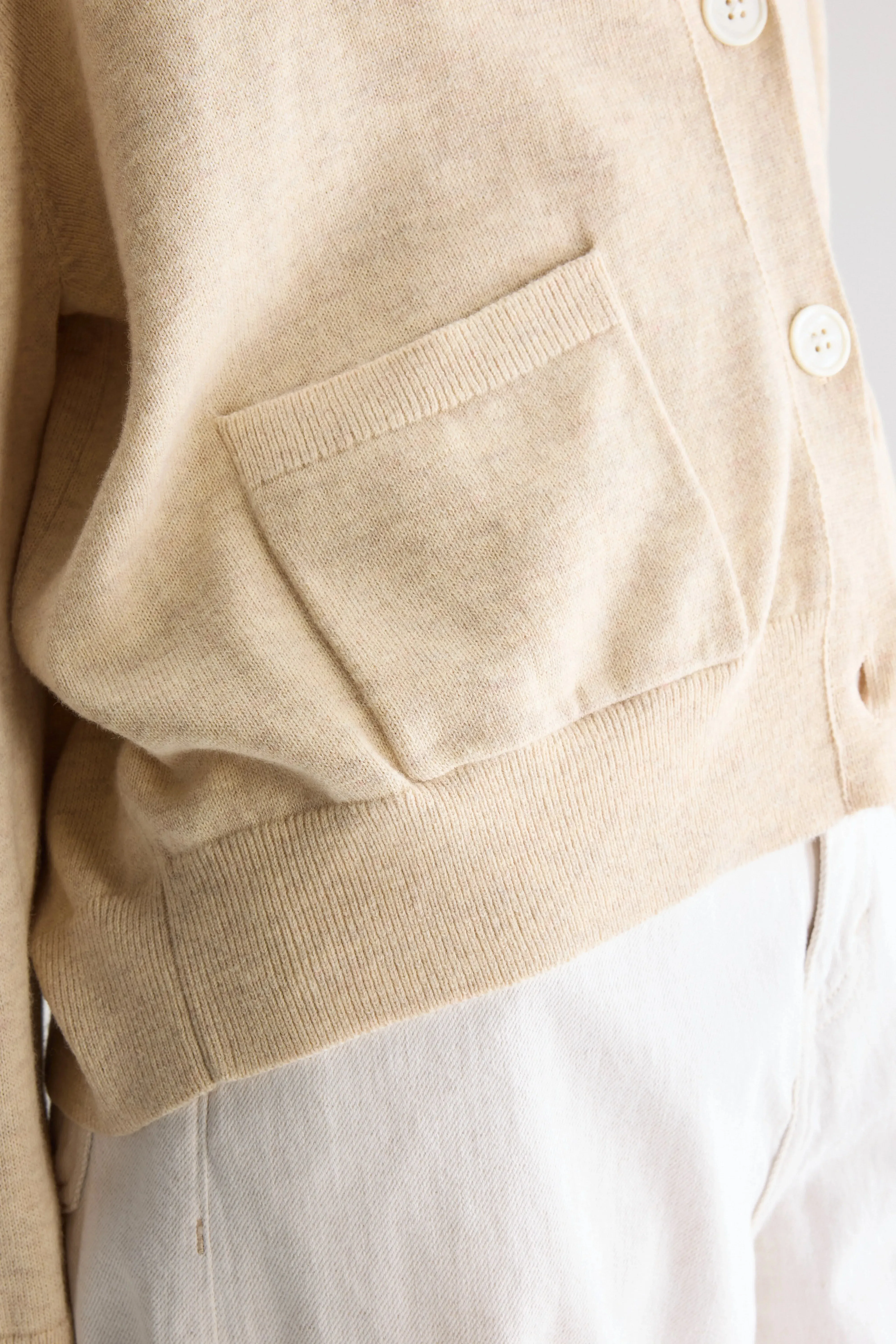 Gakkin v-neck cardigan (251 / W / OATMEAL) sold by Bellerose product image thumbnail 5