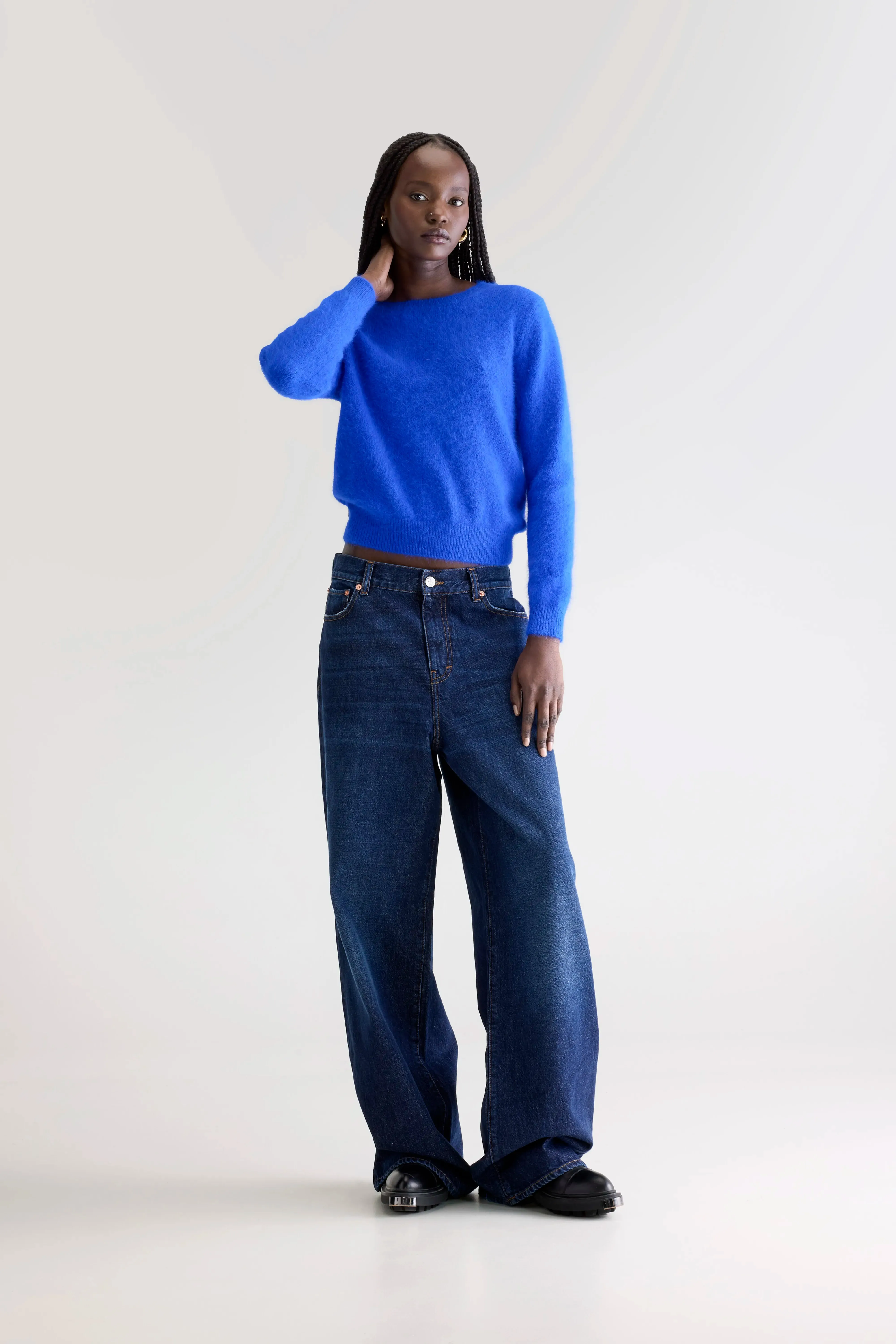 Datti angora-blend sweater (252 / W / LAZULI) sold by Bellerose product image thumbnail 3