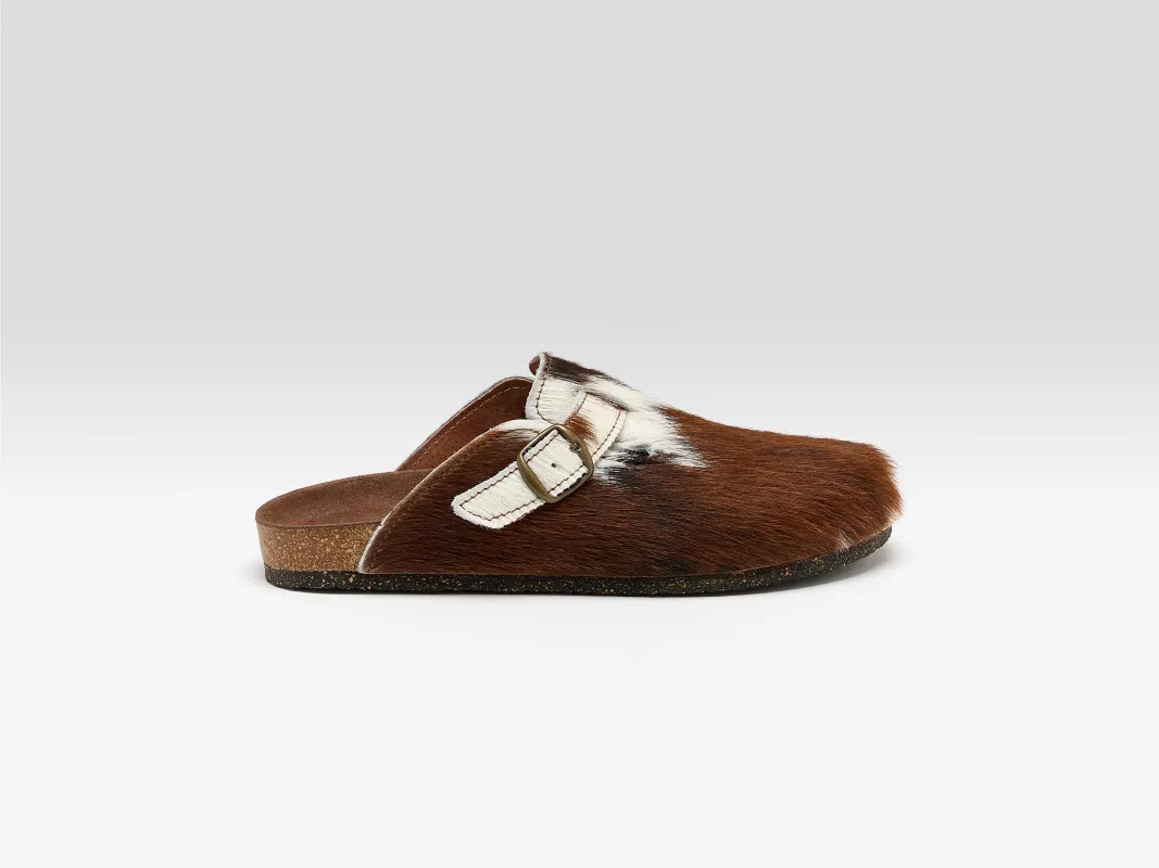 Normande Leather Clogs  (252 / W / BROWN) sold by Bellerose