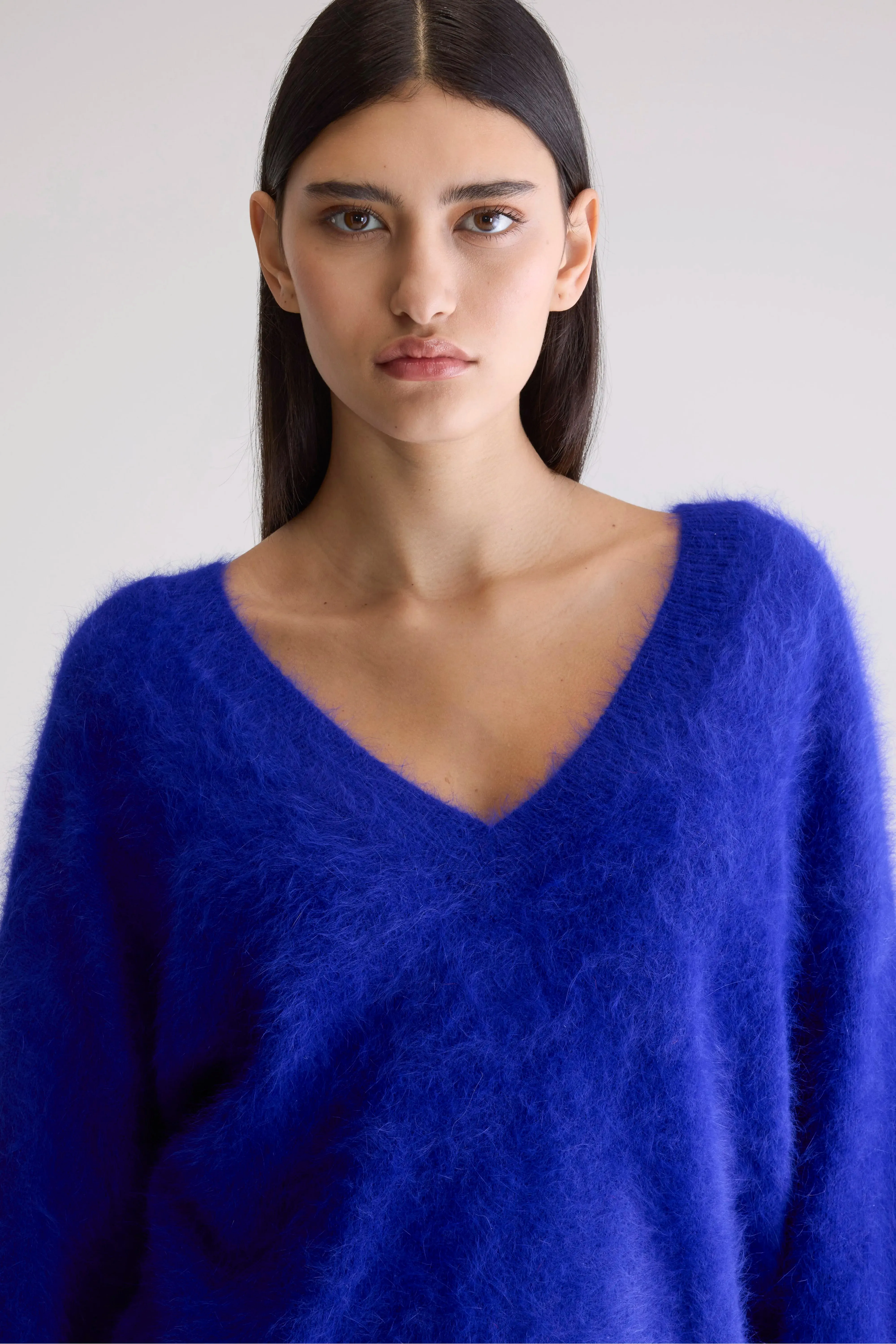 Dathe angora-blend sweater (252 / W / DELPHINIUM) sold by Bellerose product image thumbnail 5