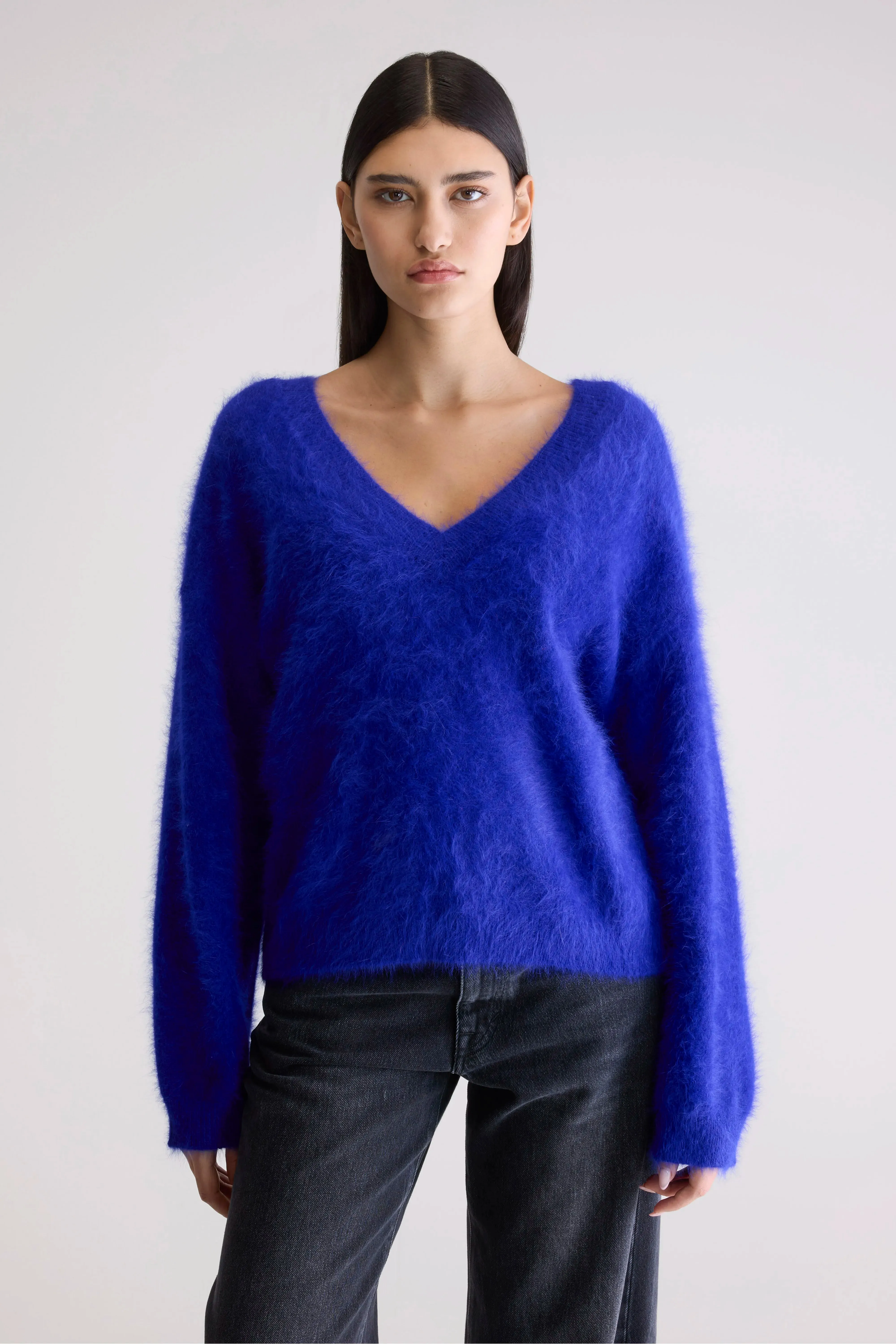 Dathe angora-blend sweater (252 / W / DELPHINIUM) sold by Bellerose product image thumbnail 2