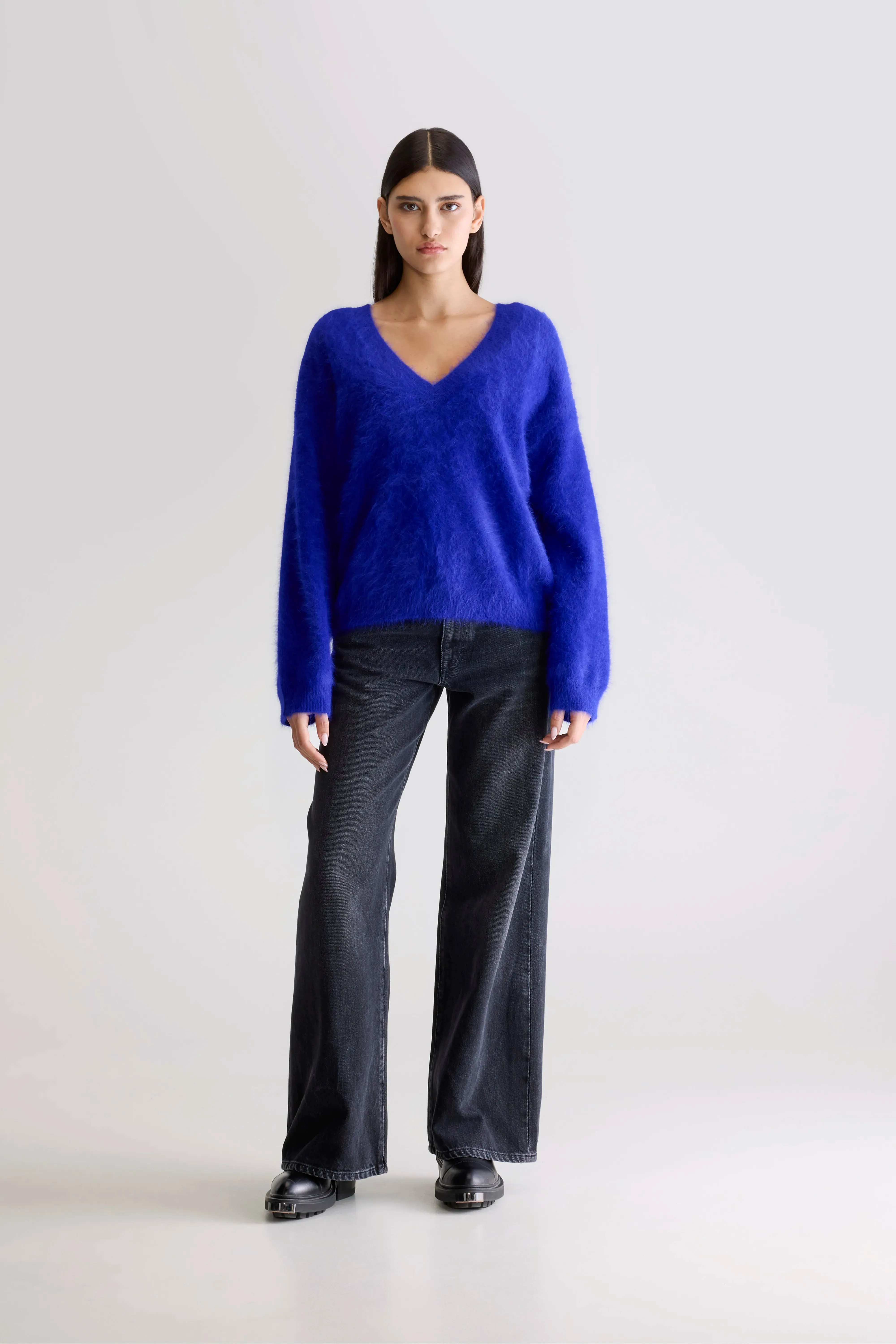 Dathe angora-blend sweater (252 / W / DELPHINIUM) sold by Bellerose product image thumbnail 3