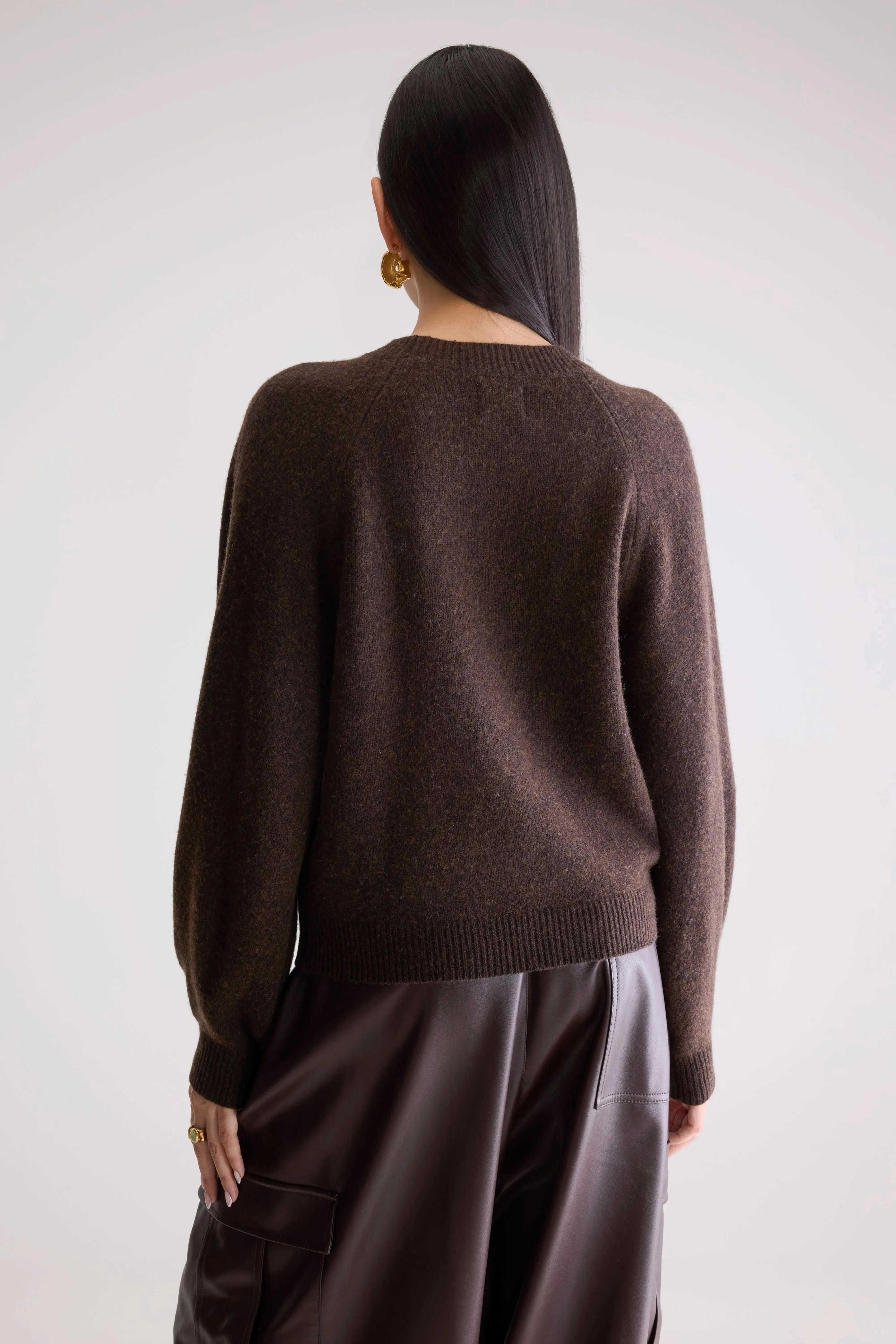 Ameka Crewneck Sweater (252 / W / DARK ROAST) sold by Bellerose product image thumbnail 4