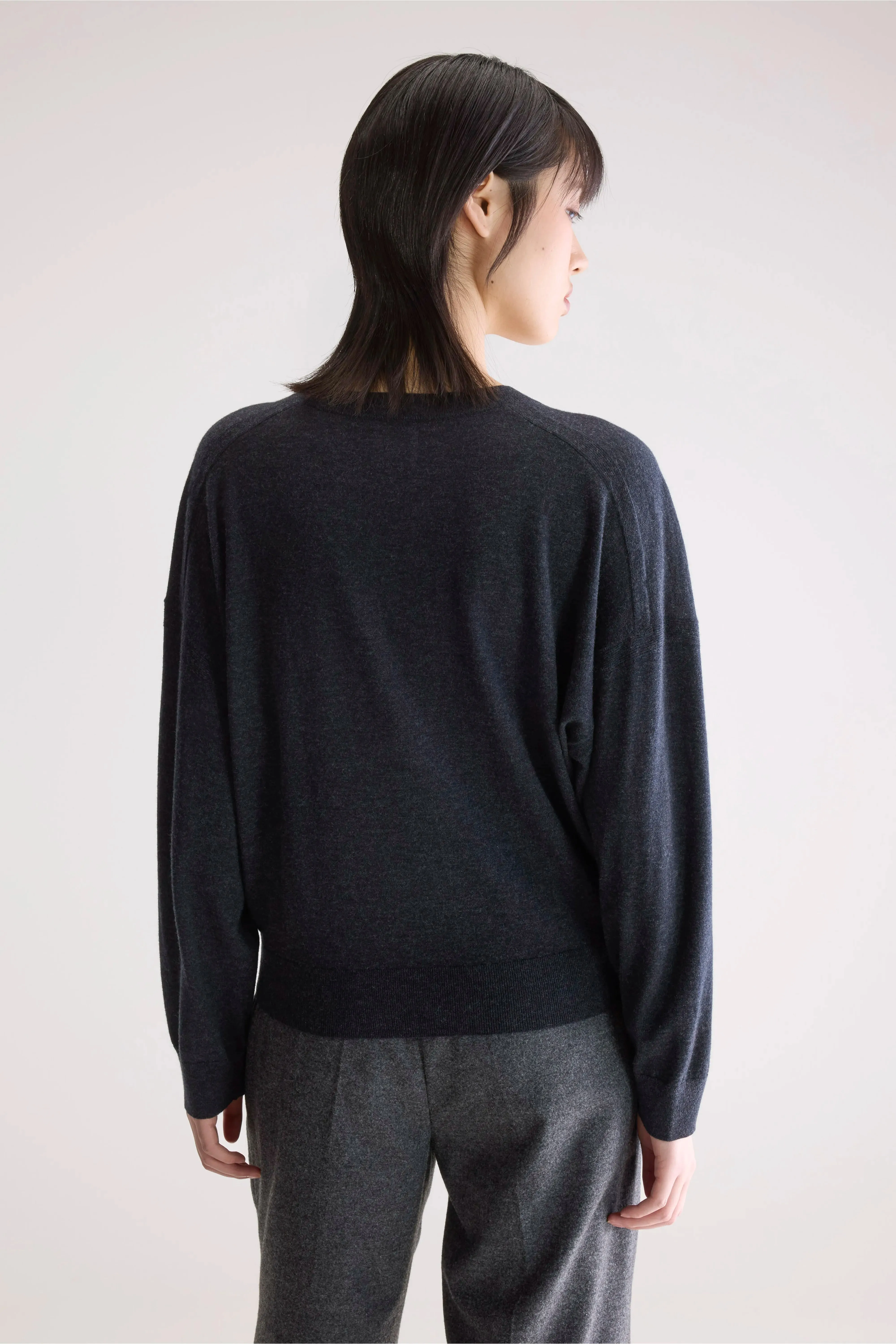 Arybev V-Neck Sweater (252 / W / ANTHRACITE) sold by Bellerose product image thumbnail 4