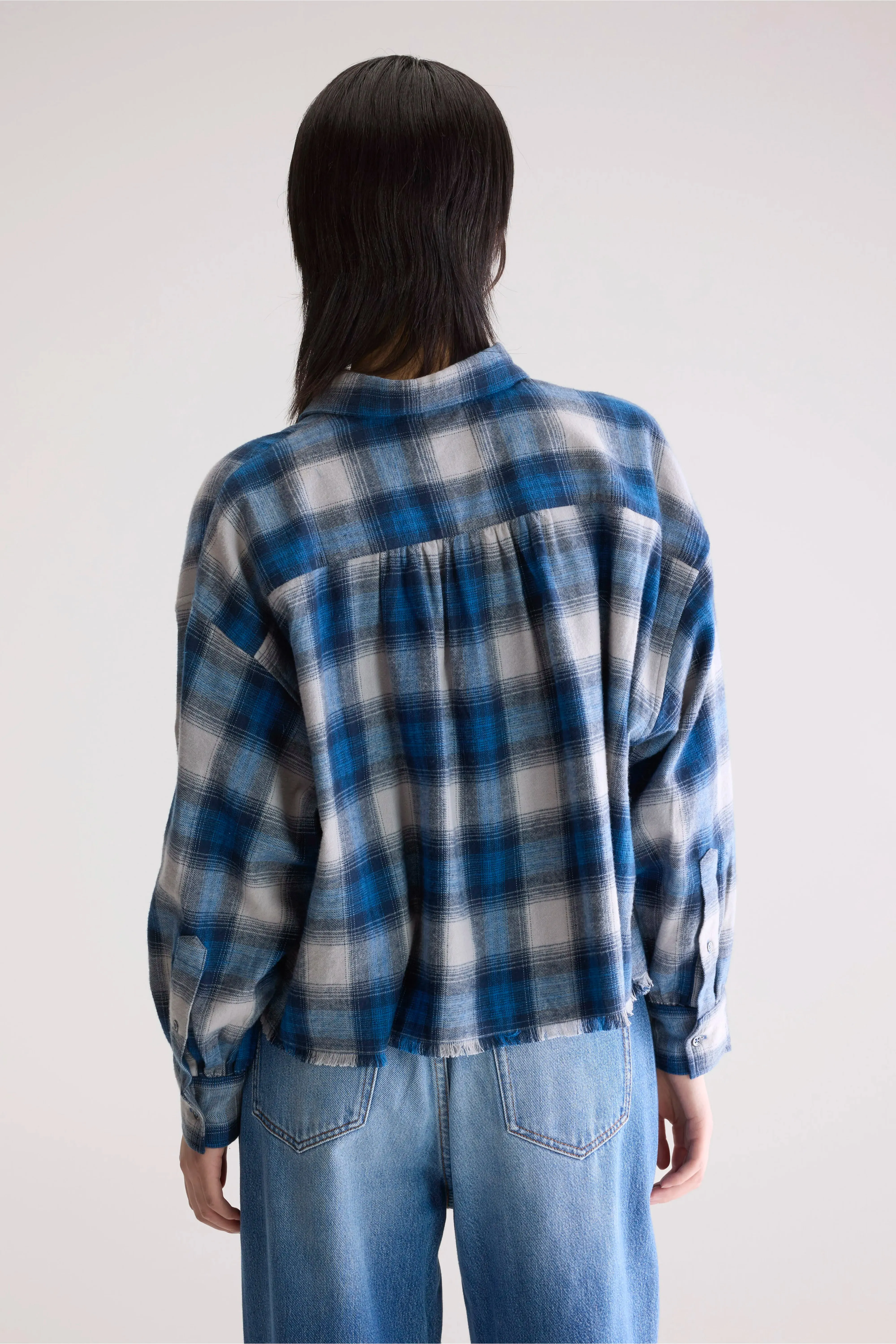 Kraft cropped shirt (252 / W / CHECK A) sold by Bellerose product image thumbnail 4