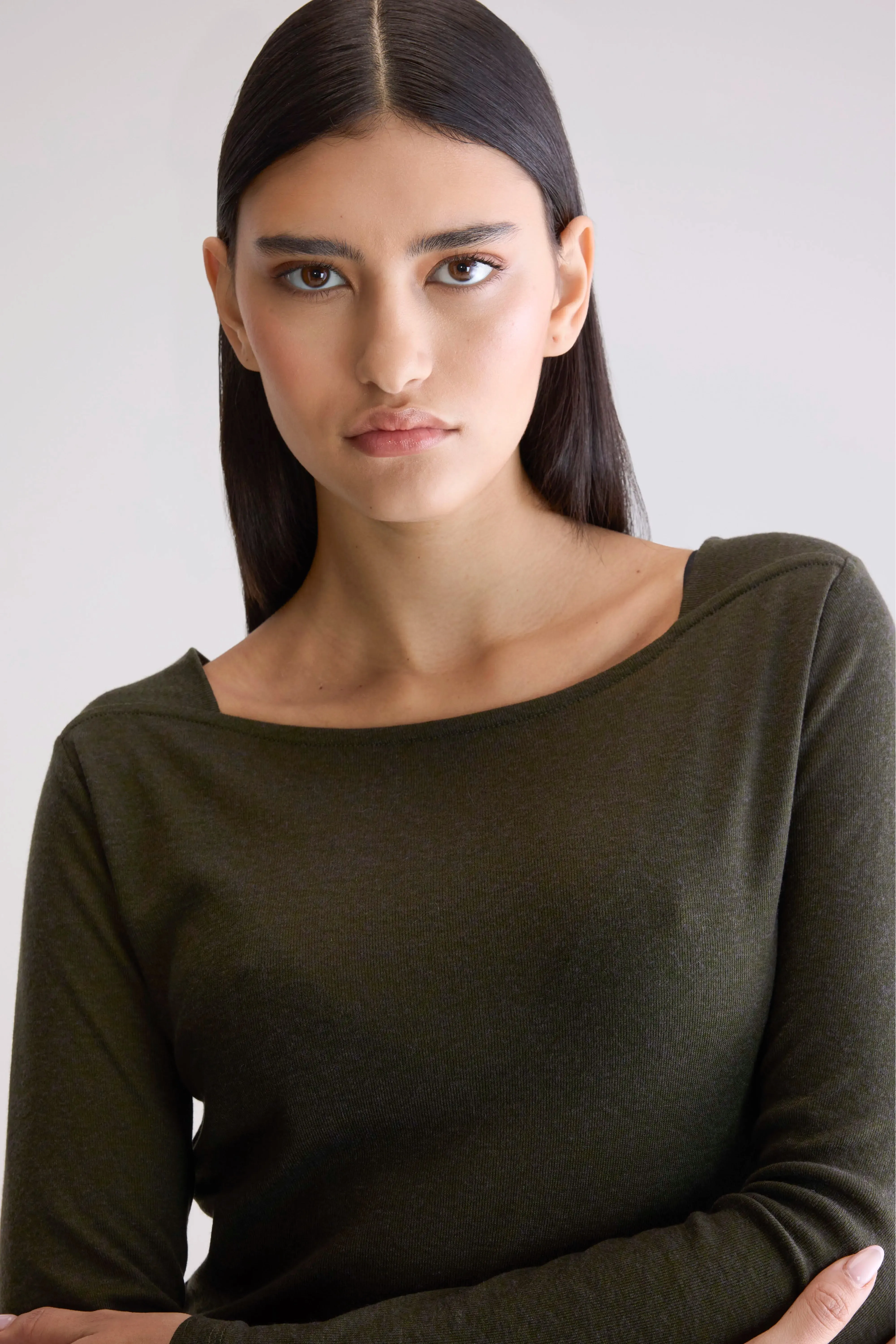 Veras fitted t-shirt (252 / W / FOREST) sold by Bellerose product image thumbnail 5