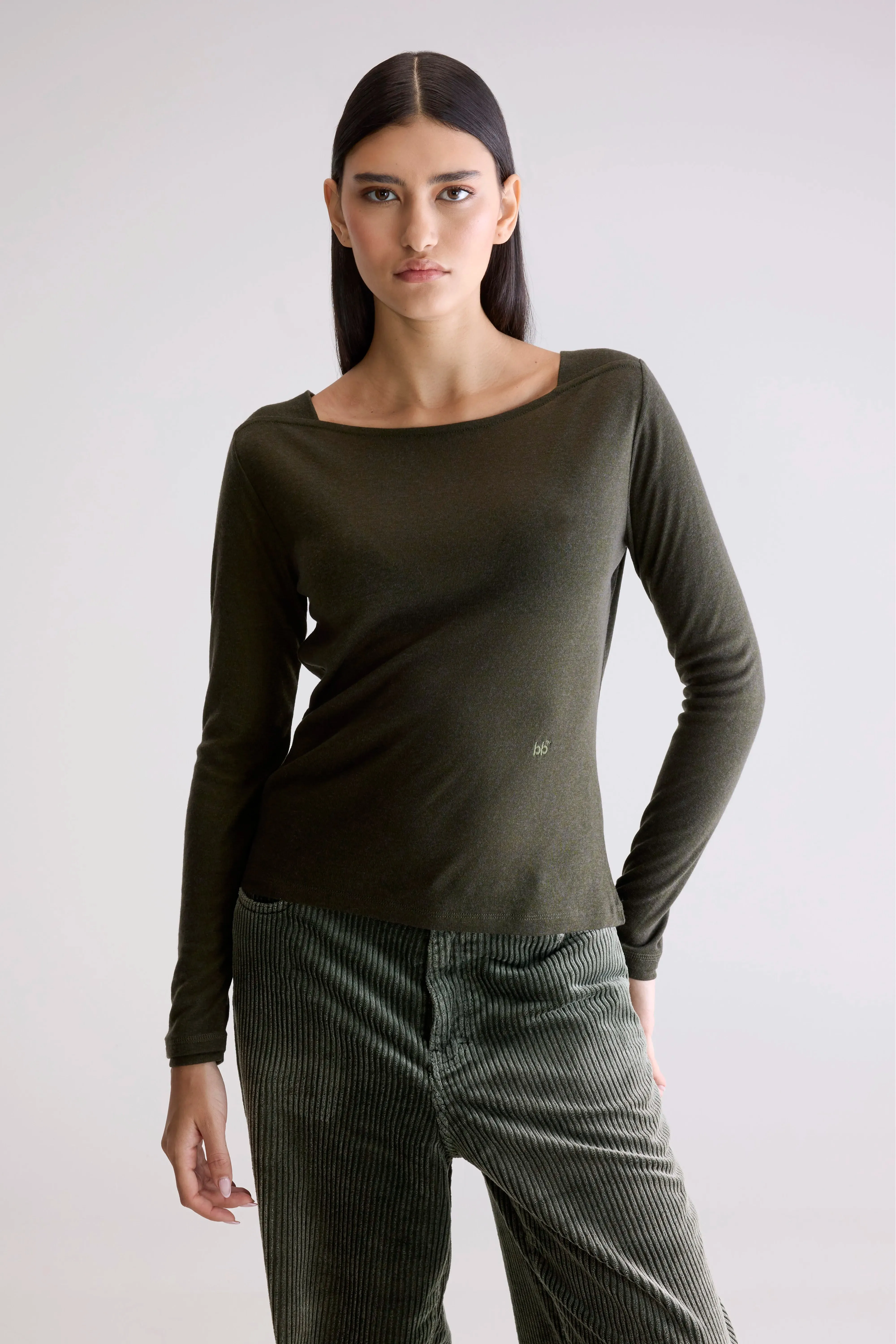 Veras fitted t-shirt (252 / W / FOREST) sold by Bellerose product image thumbnail 2